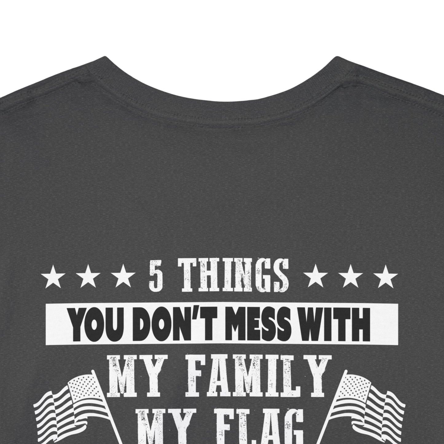 5 Things You Don't Mess With - Premium Dark T-Shirt