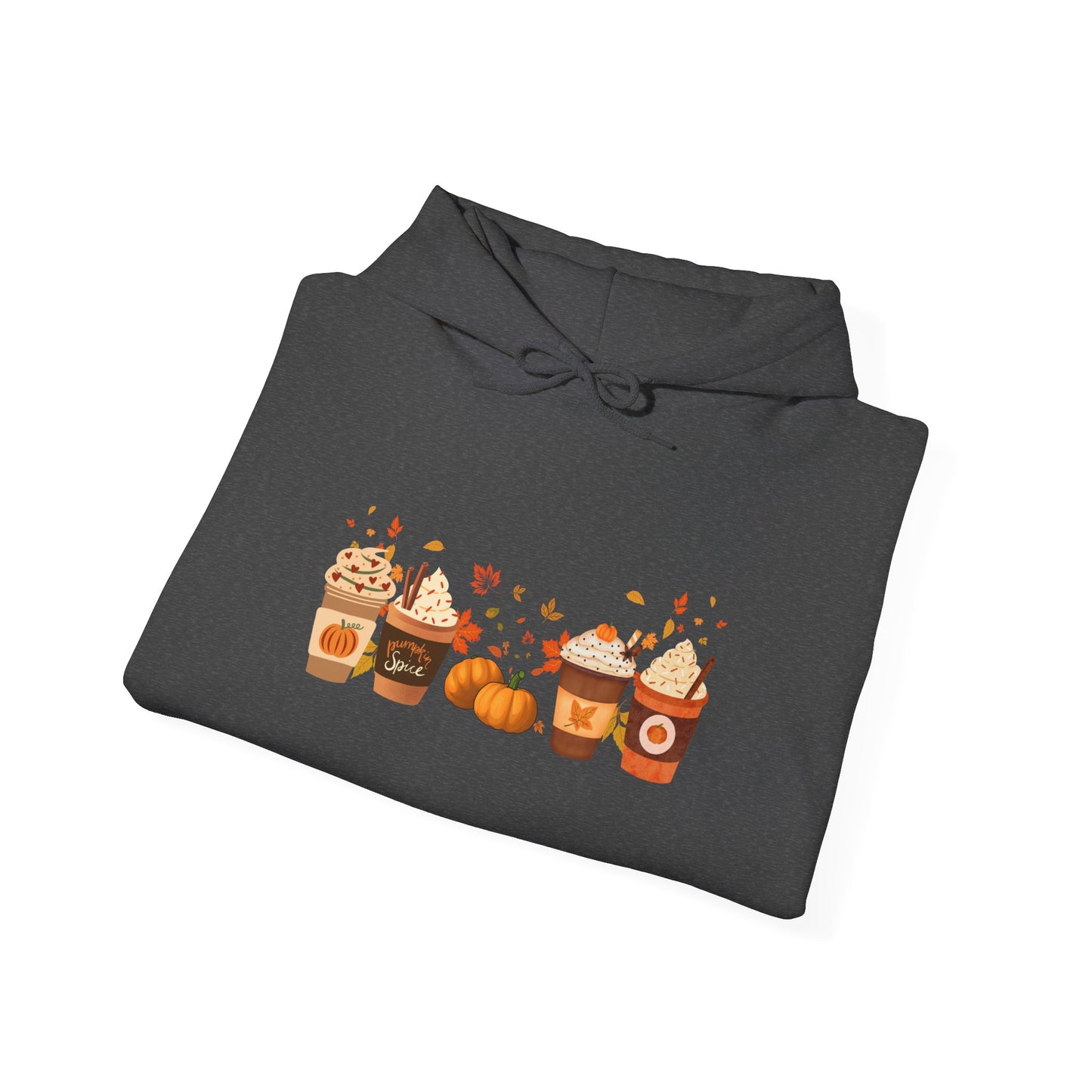 Fall Pumpkin Spice Latte Design Gildan Hoodie