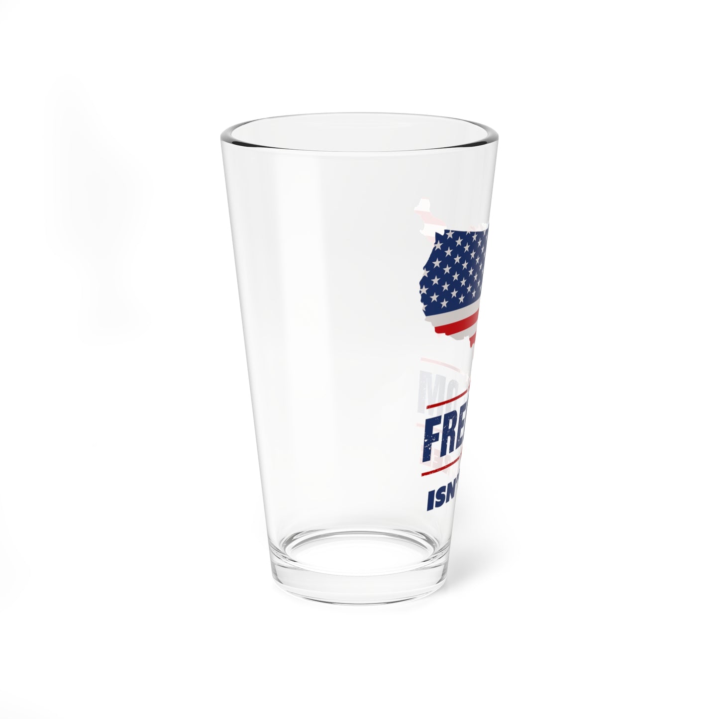 Freedom Isn't Free 16oz Mixing Glass