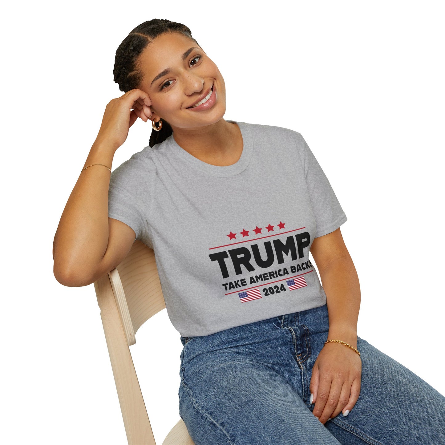 Trump Take America Back - Premium Soft-Style Light T-Shirt