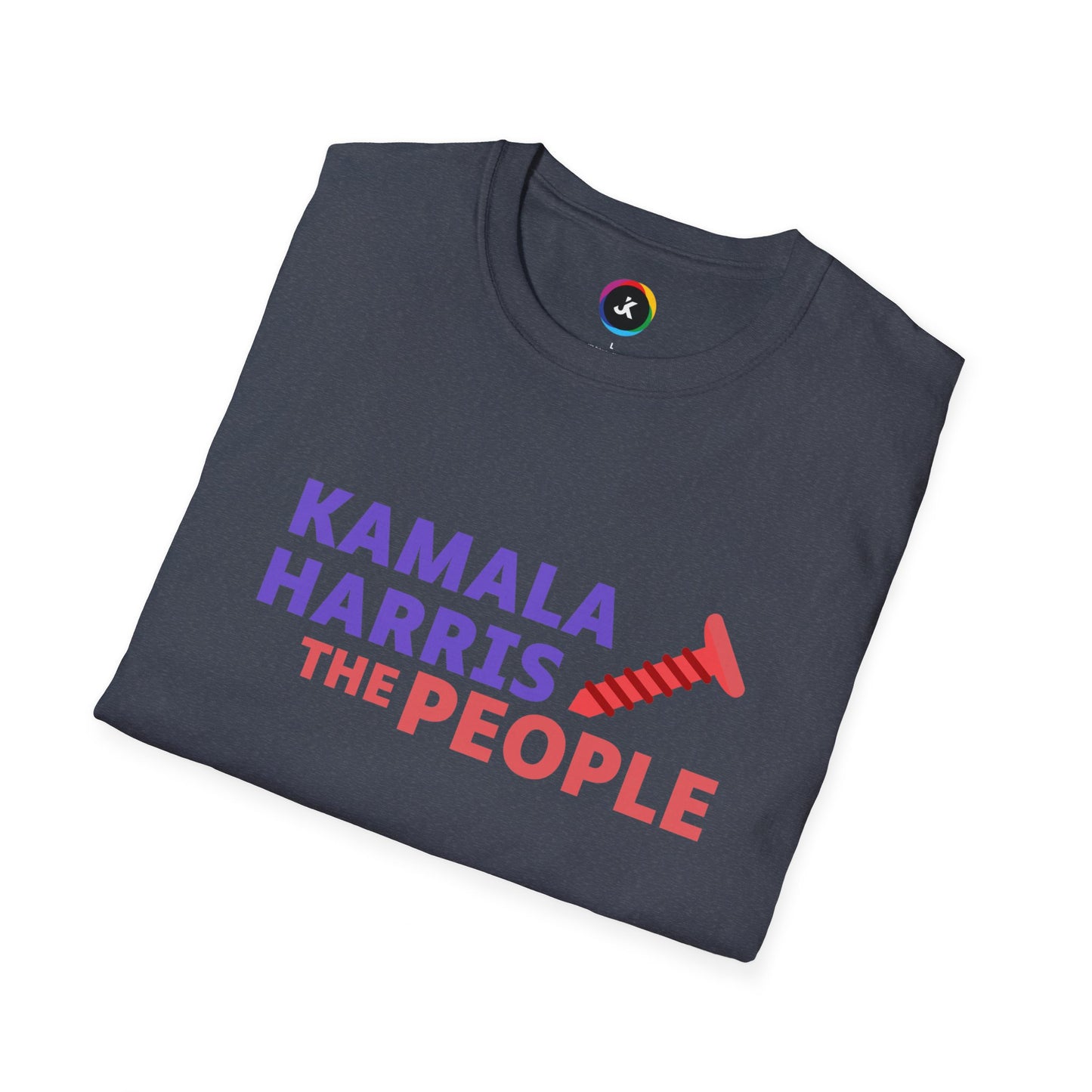 Kamala Harris 2024 “Screwing the People” Gildan Softstyle T-Shirt