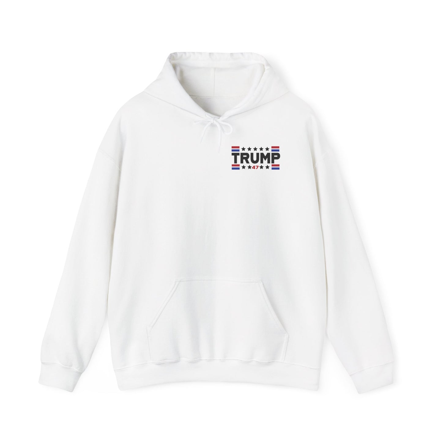 Trump 47 "You Missed B*tches" Double-Sided Gildan Hoodie