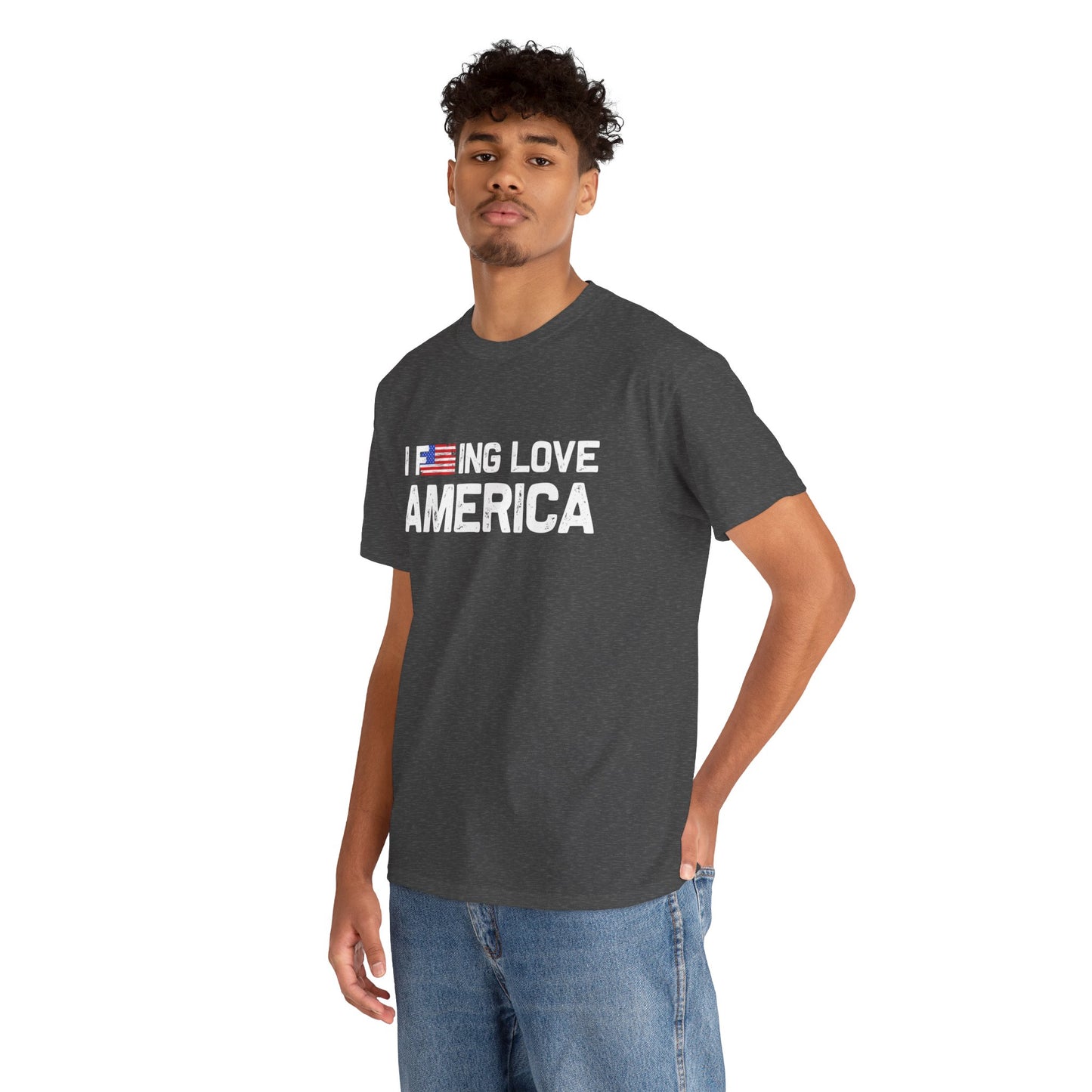 F***ing Love America - Premium Standard Dark T-Shirt