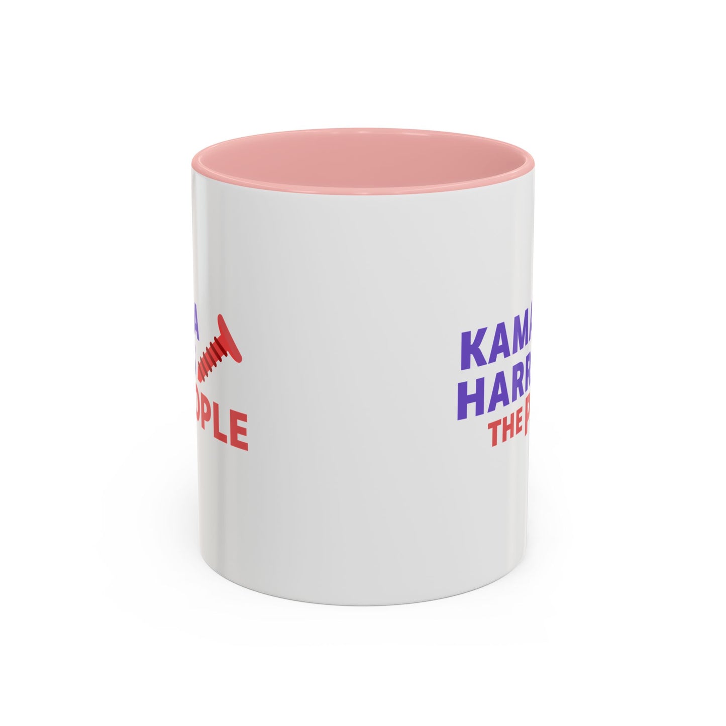 Kamala Harris "Screwing the People" Accent Coffee Mug – 11oz & 15oz