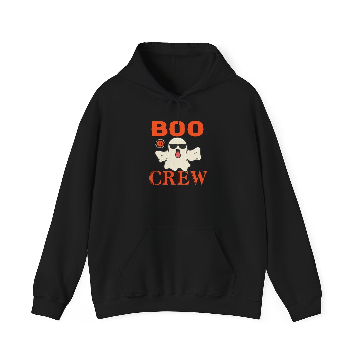 Boo Crew Halloween Hoodie | Spooky Season Ghost Sweatshirt