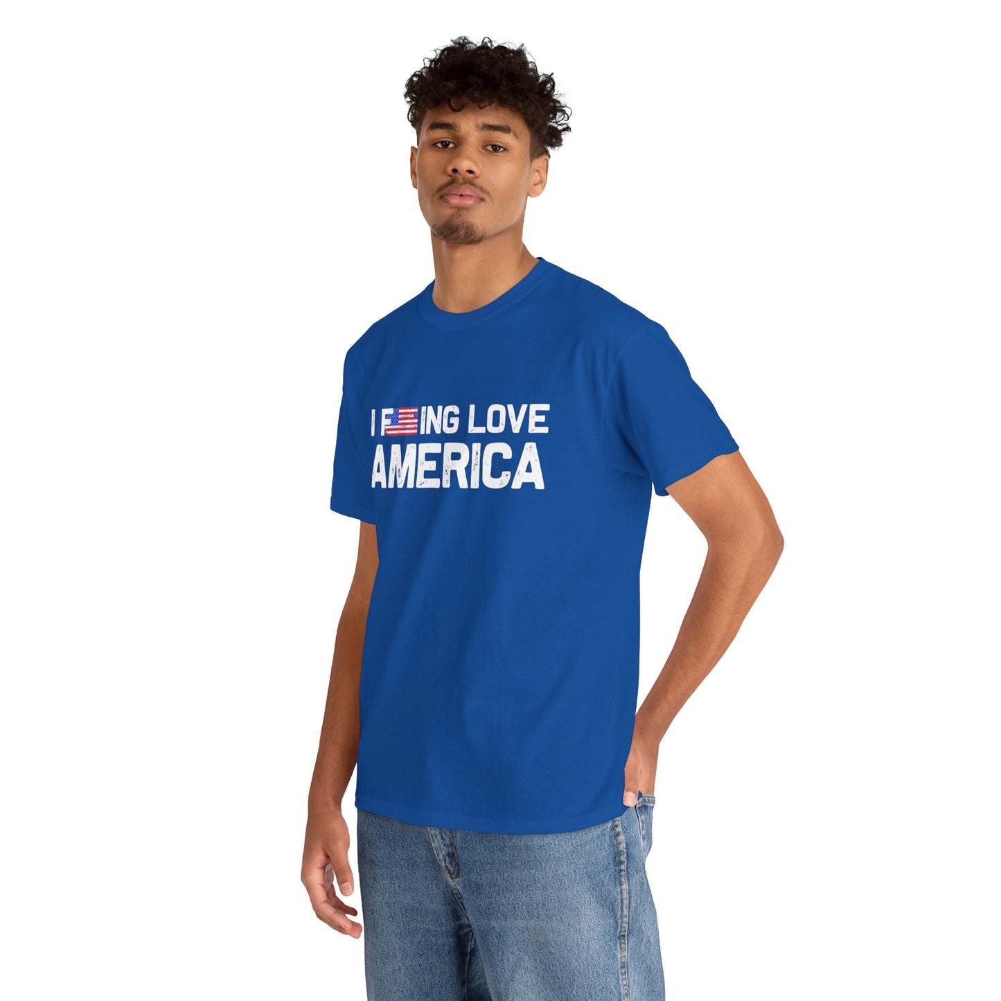 F***ing Love America - Premium Standard Dark T-Shirt