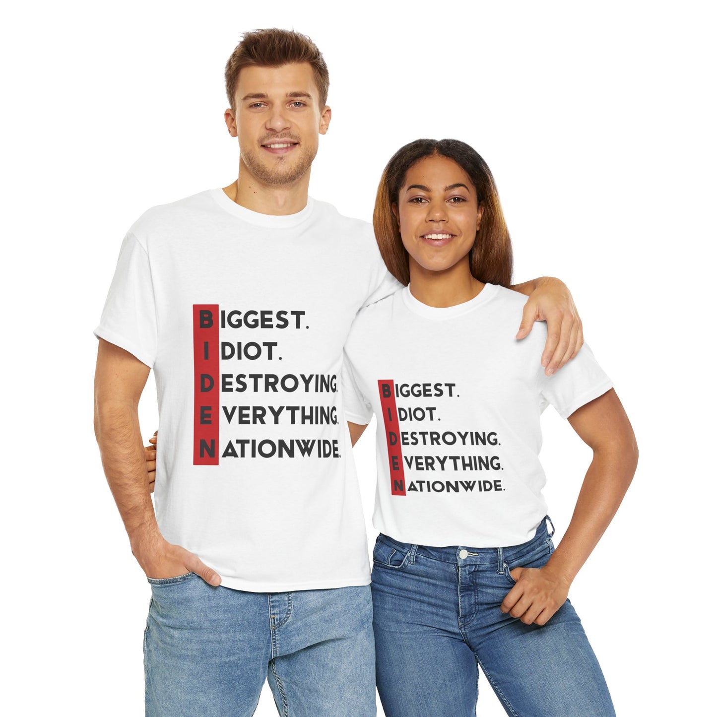 Biden Acronym Politically Incorrect - Premium Light T-Shirt