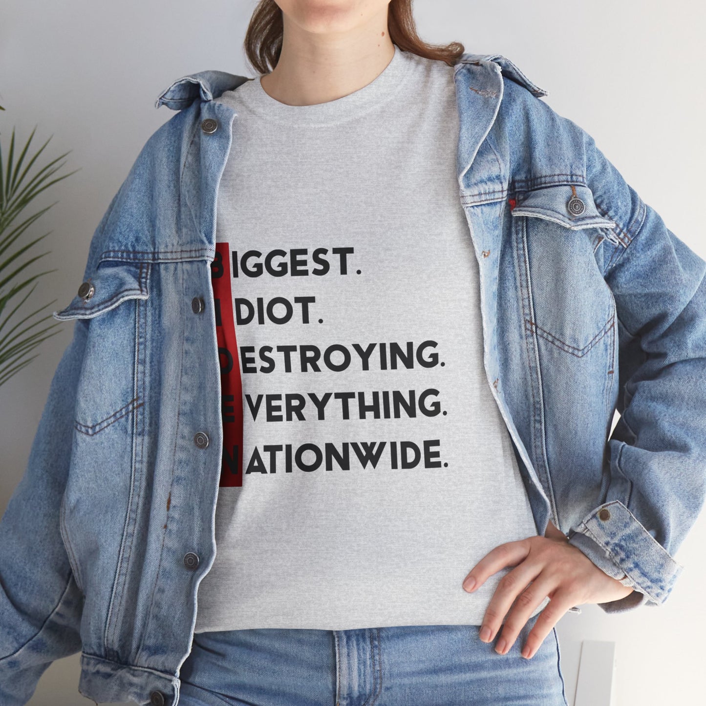 Biden Acronym Politically Incorrect - Premium Light T-Shirt