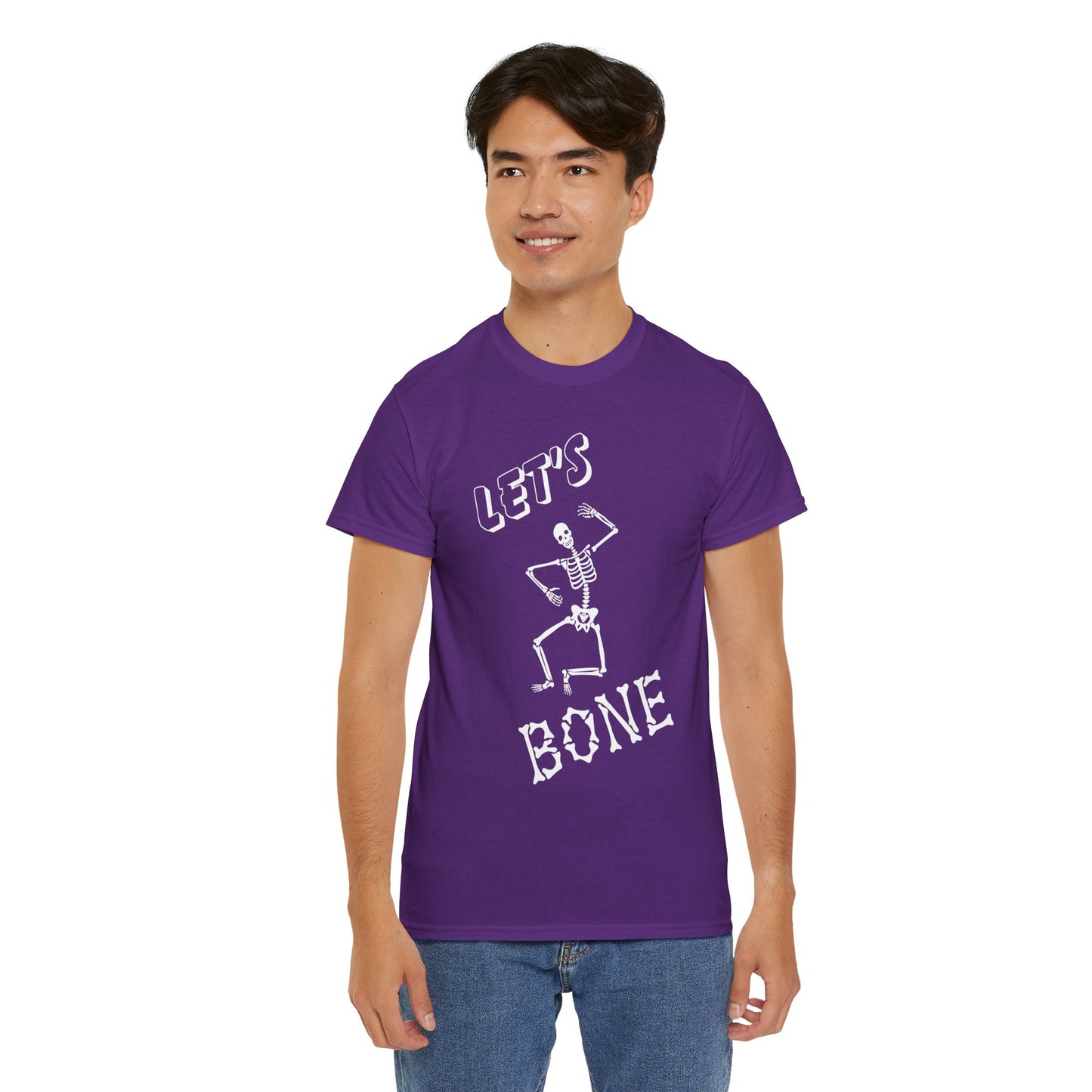 Let’s Bone Halloween Skeleton Gildan T-Shirt