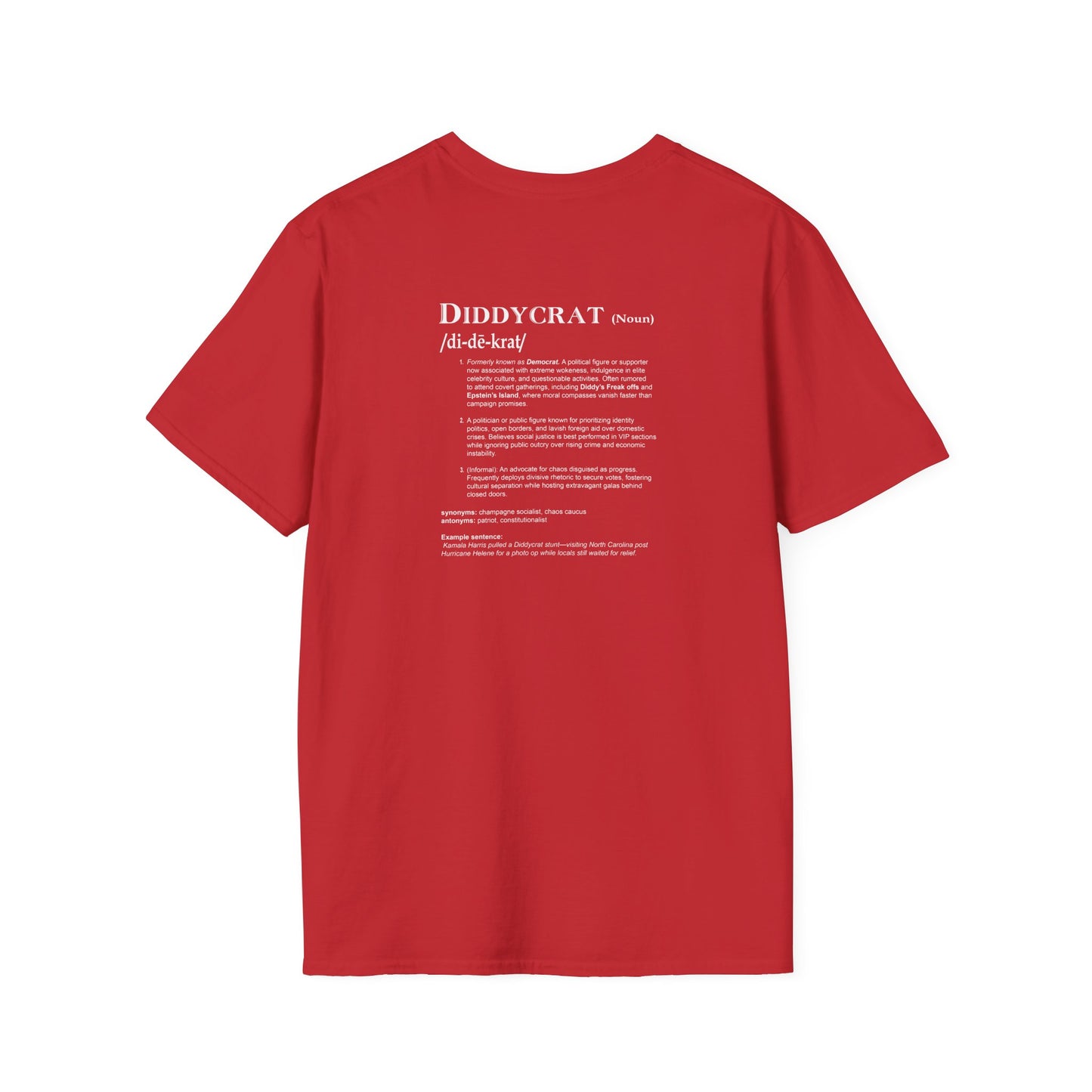 Double-Sided Diddycrat Full Definition Softstyle T-Shirt