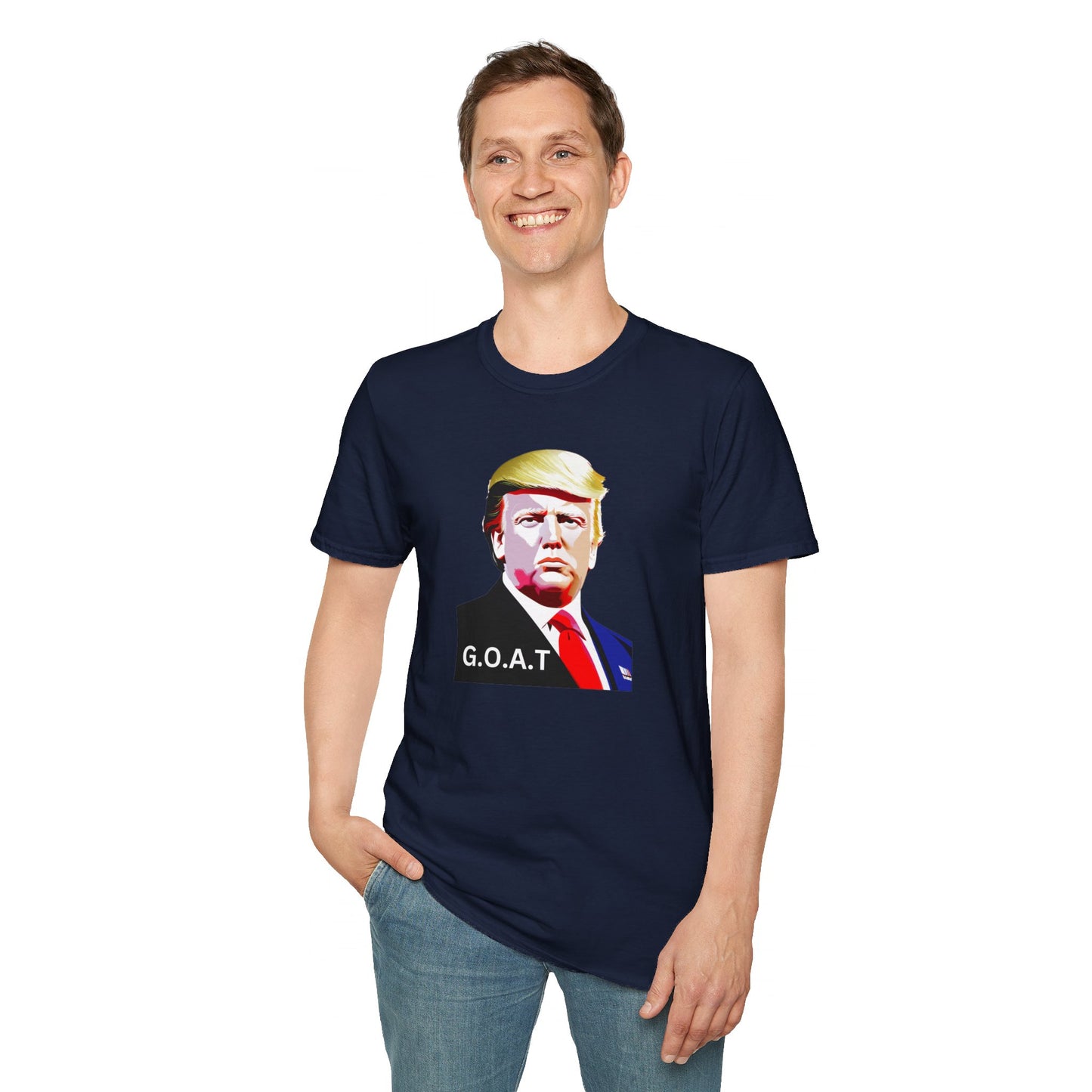 G.O.A.T. Donald Trump - Premium Softstyle T-Shirt