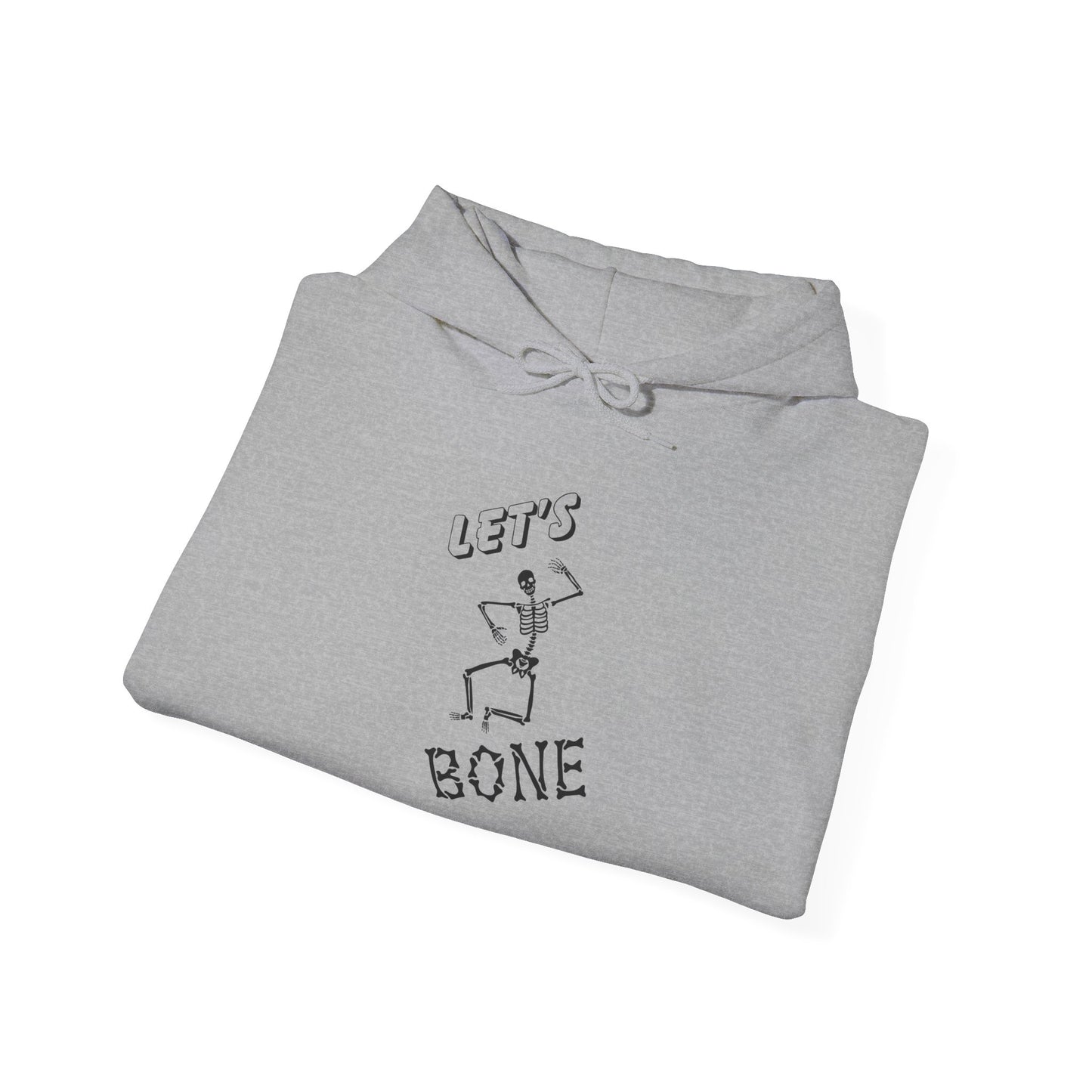 Let's Bone Skeleton Halloween Gildan Hoodie