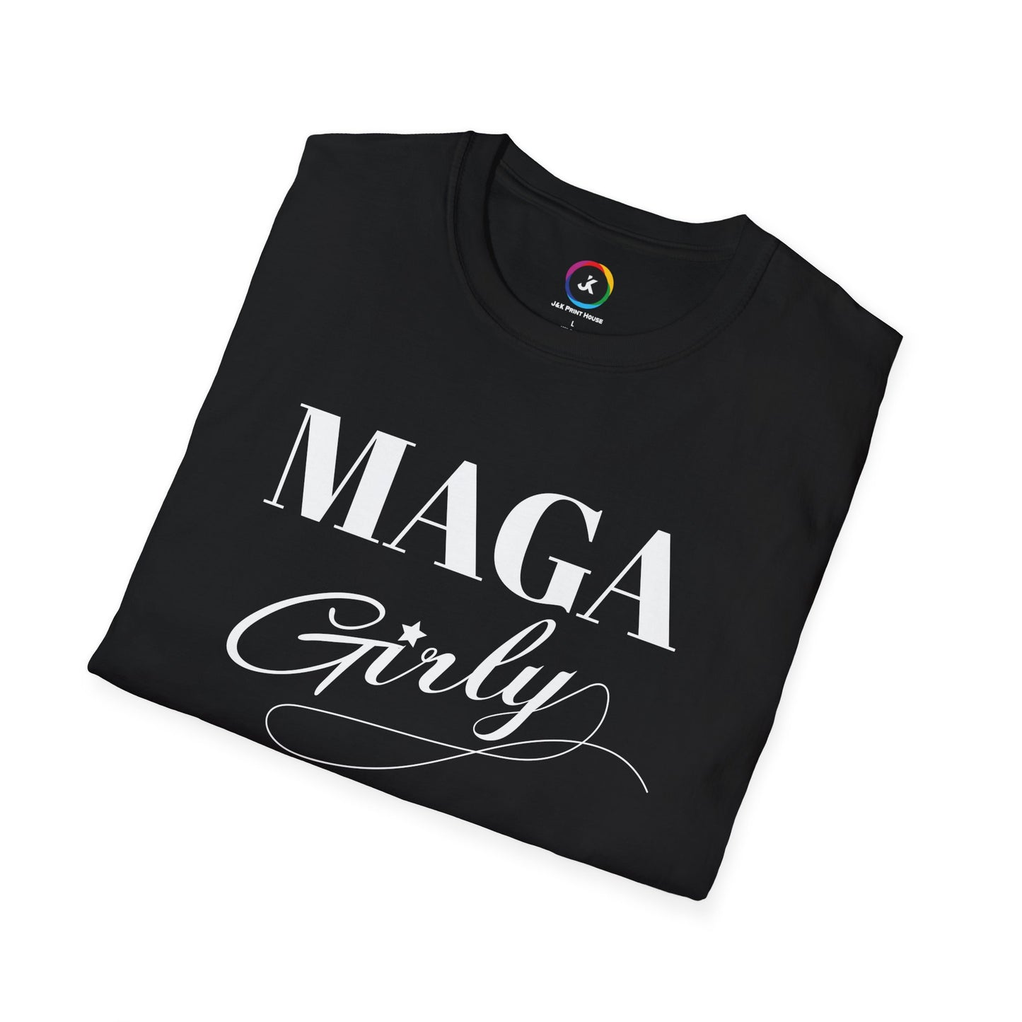 MAGA Girly Pro Trump Gildan Softstyle Shirt
