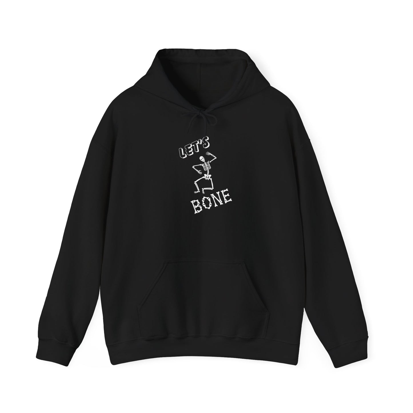 Let's Bone Skeleton Halloween Gildan Hoodie