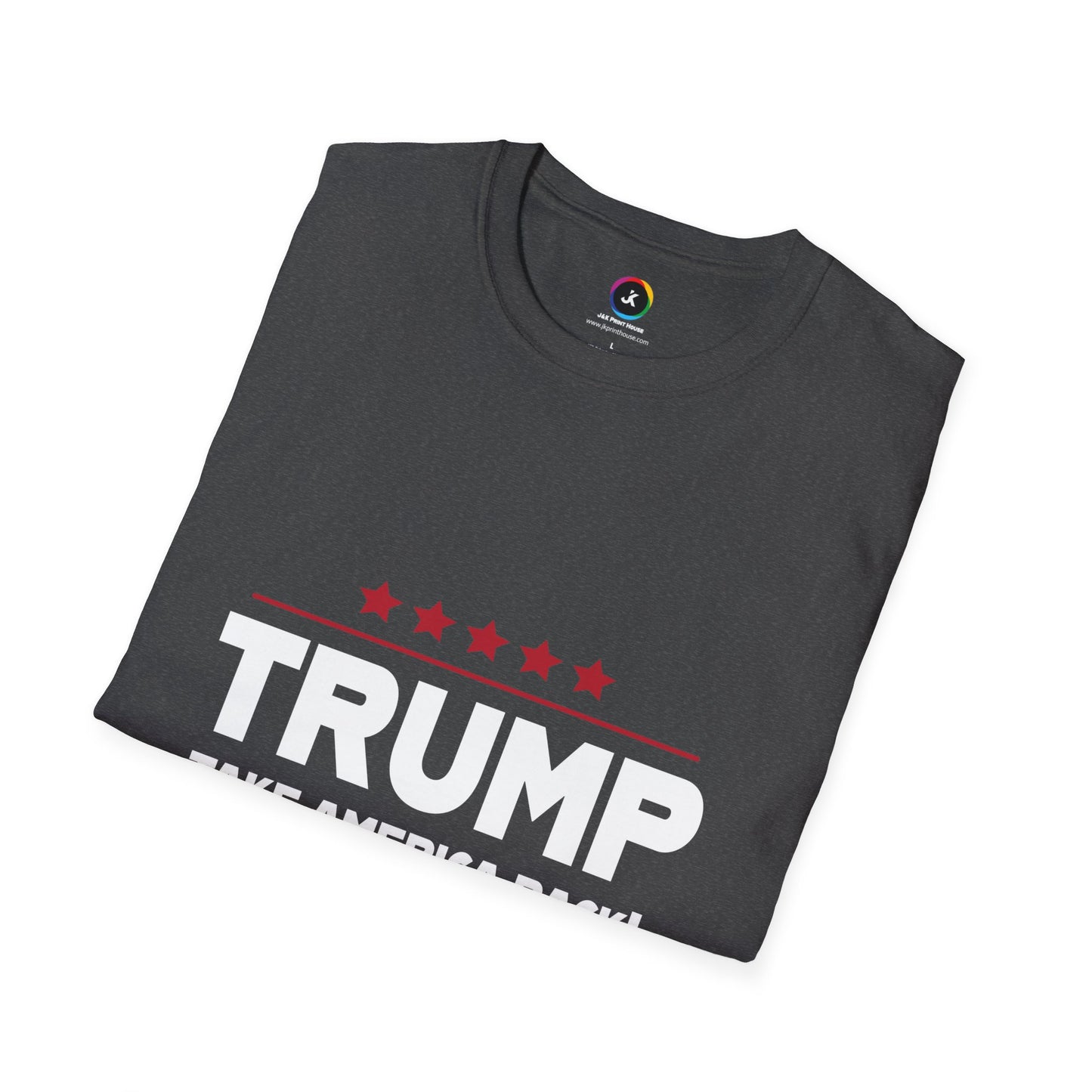 Trump Take America Back - Premium Soft-Style Dark T-Shirt
