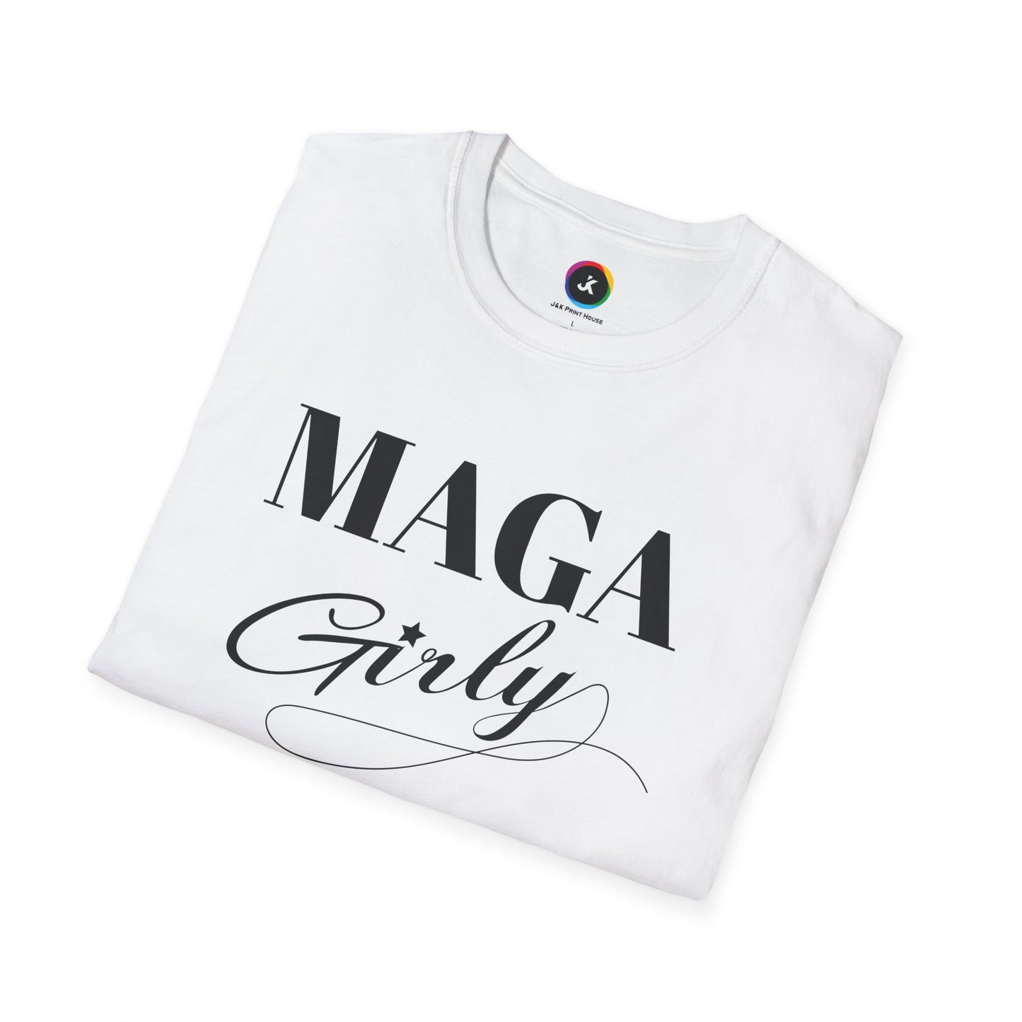 MAGA Girly Pro Trump Gildan Softstyle Shirt