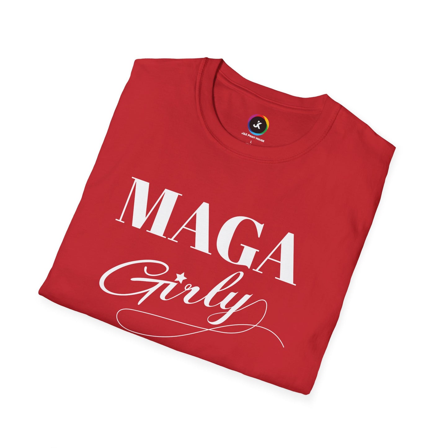 MAGA Girly Pro Trump Gildan Softstyle Shirt