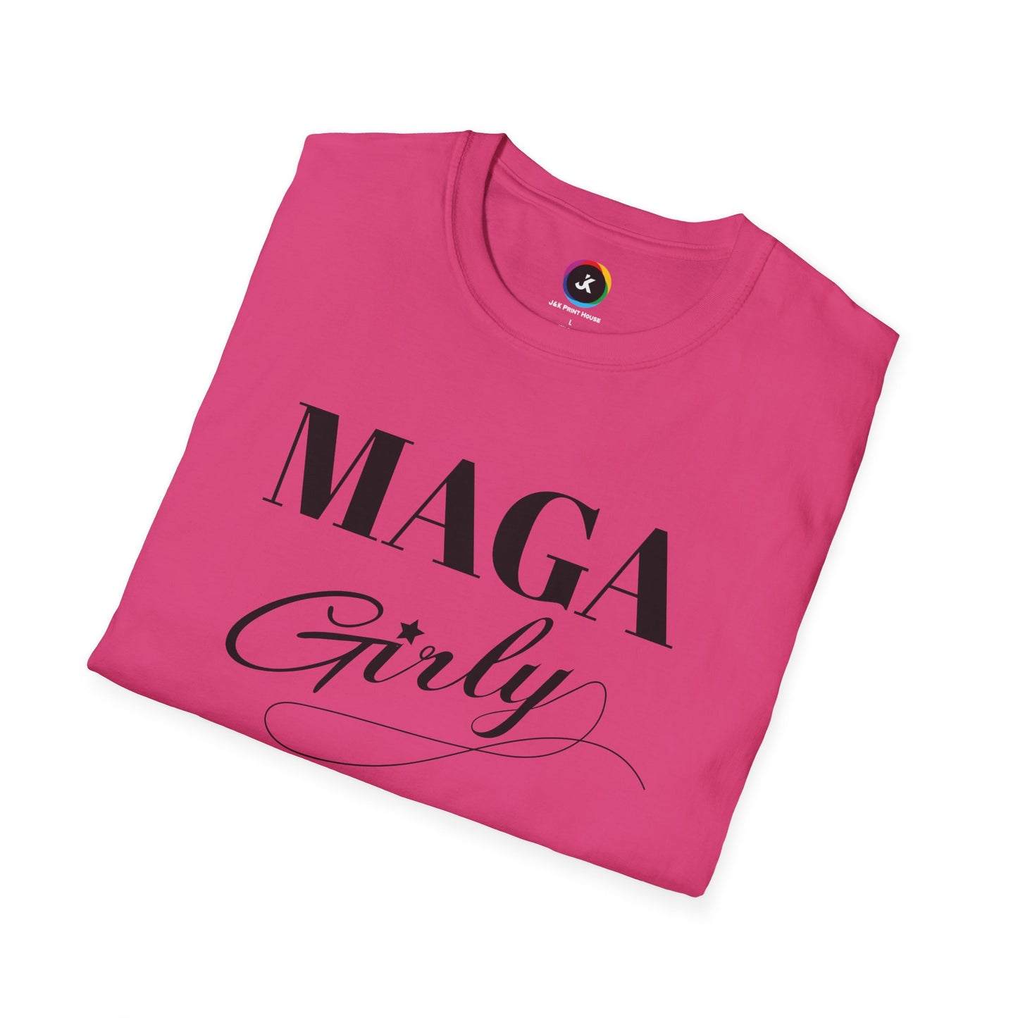 MAGA Girly Pro Trump Gildan Softstyle Shirt