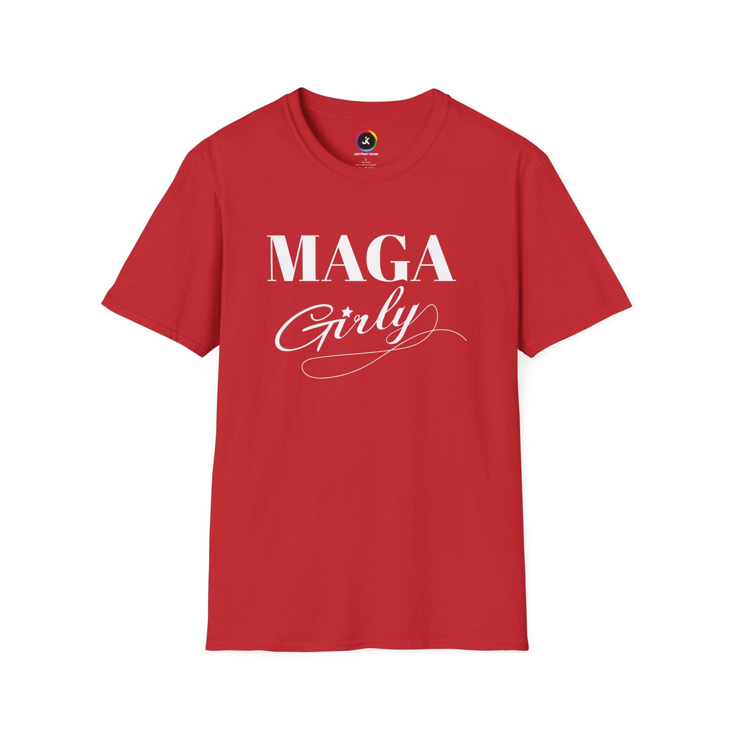 MAGA Girly Pro Trump Gildan Softstyle Shirt
