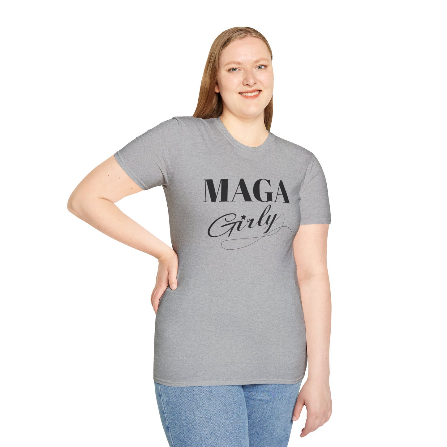 MAGA Girly Pro Trump Gildan Softstyle Shirt
