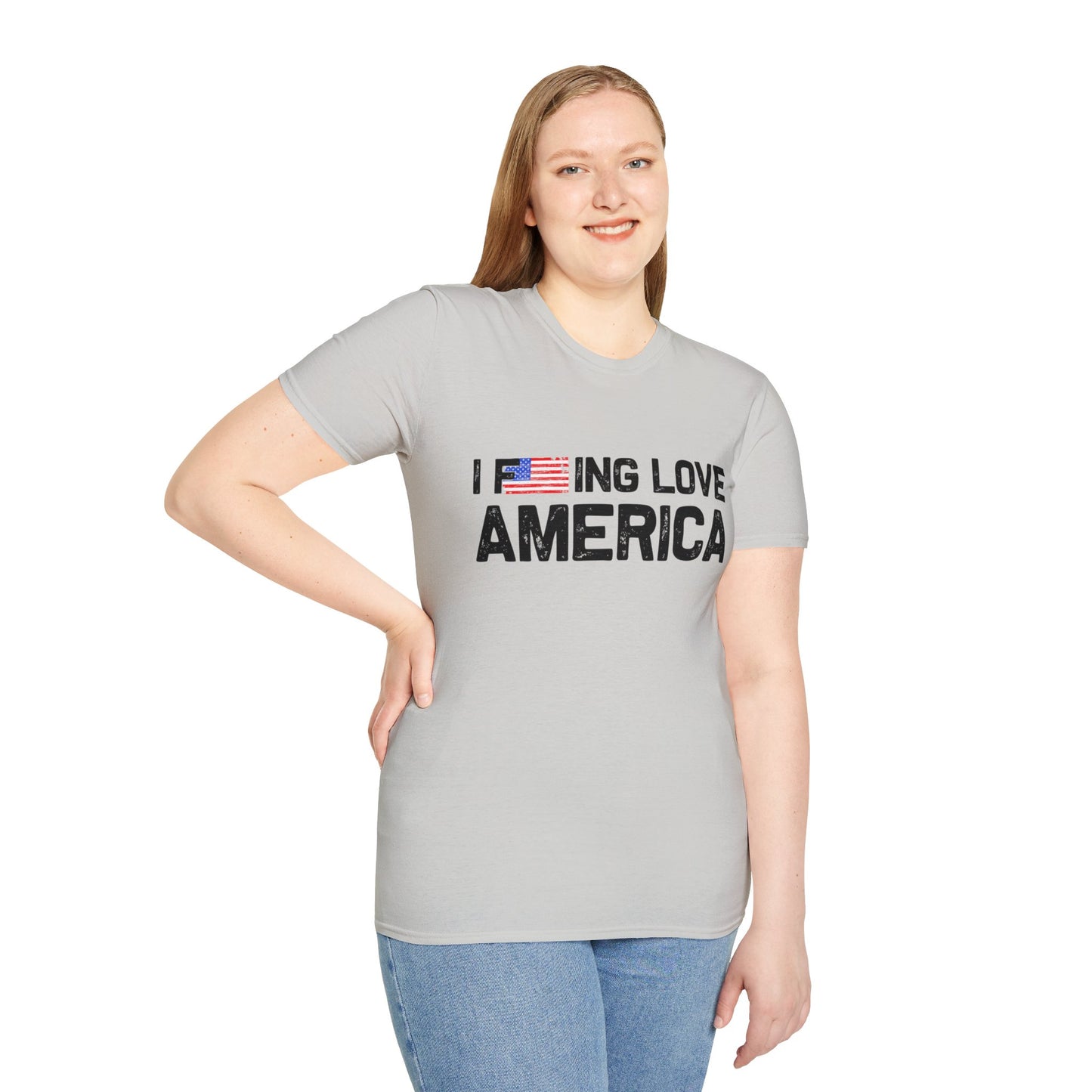F***ing Love America - Premium Softstyle  Light T-Shirt
