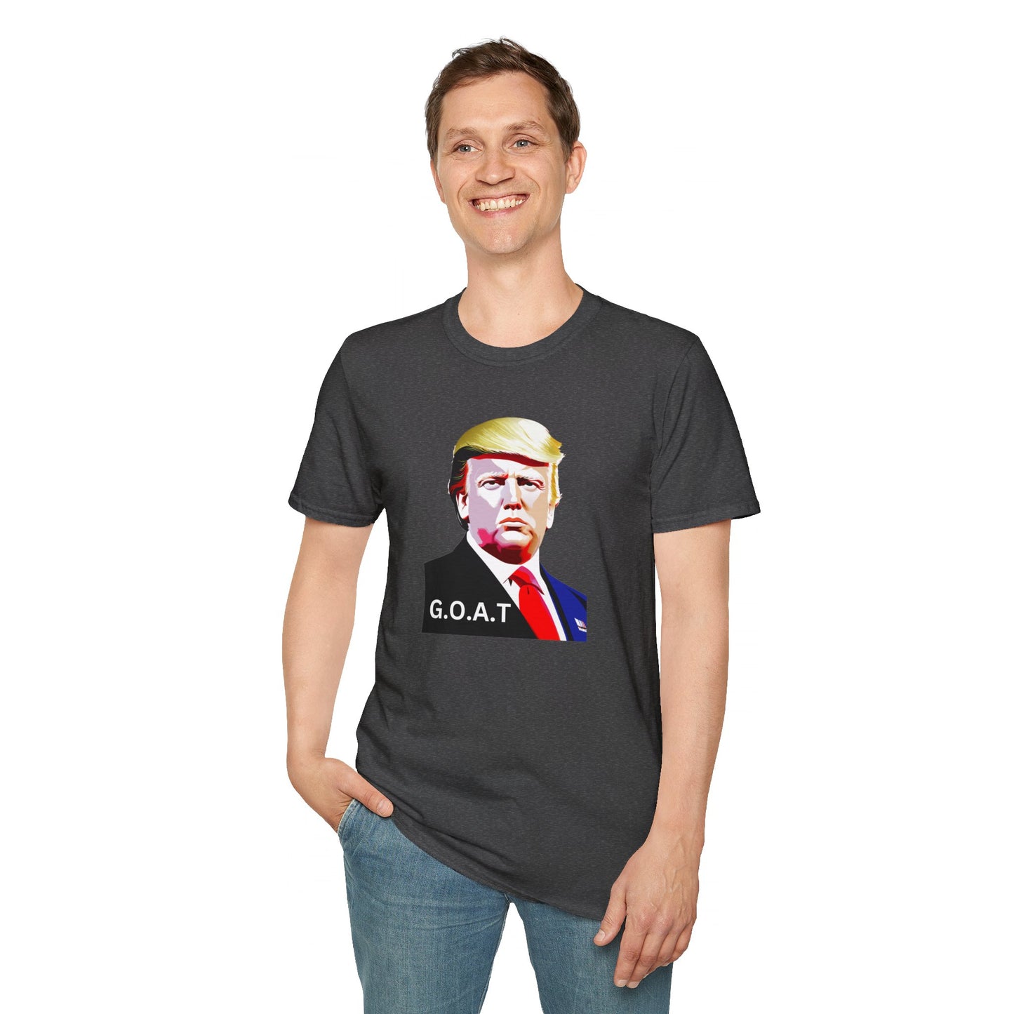 G.O.A.T. Donald Trump - Premium Softstyle T-Shirt
