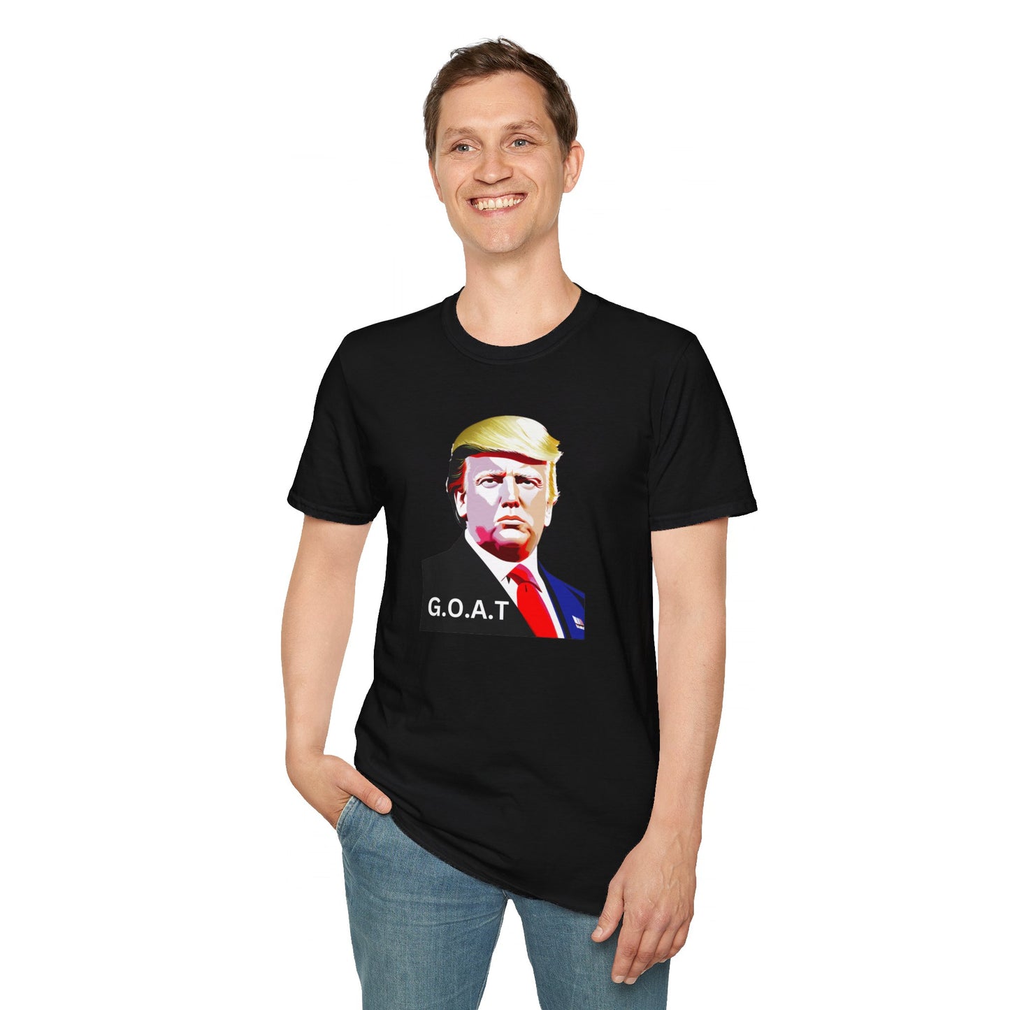 G.O.A.T. Donald Trump - Premium Softstyle T-Shirt