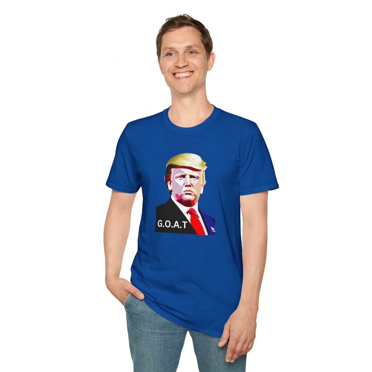 G.O.A.T. Donald Trump - Premium Softstyle T-Shirt