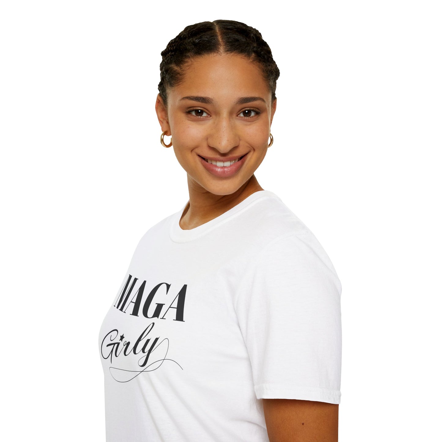 MAGA Girly Pro Trump Gildan Softstyle Shirt