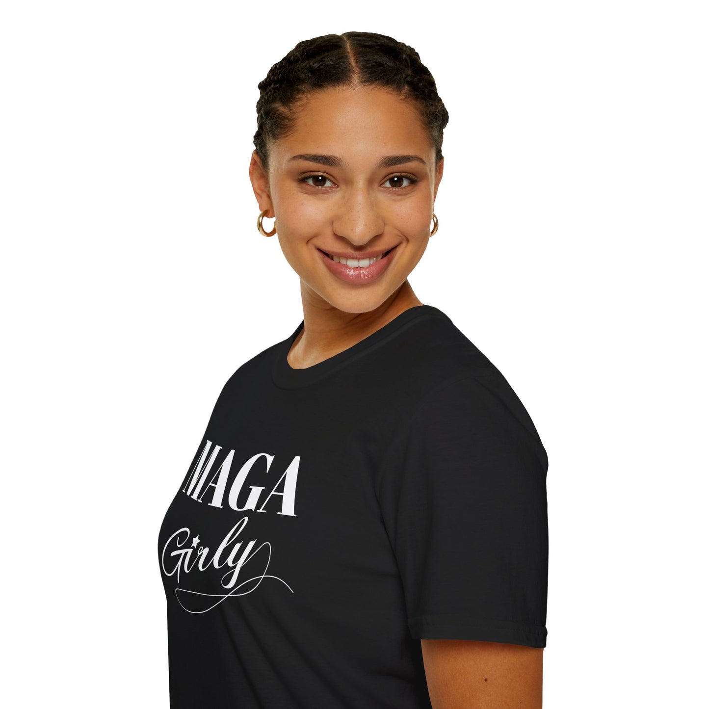 MAGA Girly Pro Trump Gildan Softstyle Shirt