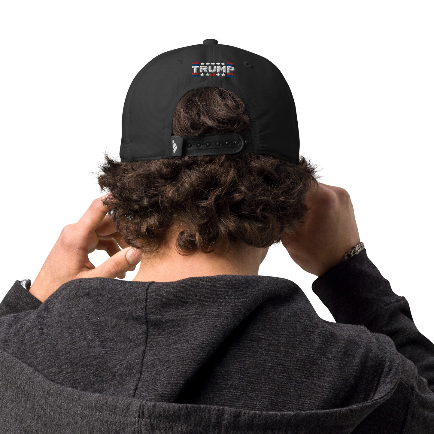 Trump 47 Dark Adidas Performance Cap | Pro Trump Hat for 2024 Election