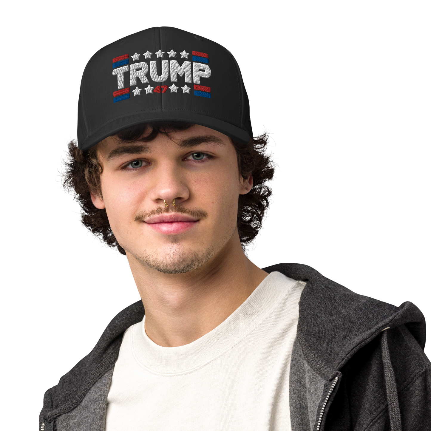 Trump 47 Dark Adidas Performance Cap | Pro Trump Hat for 2024 Election