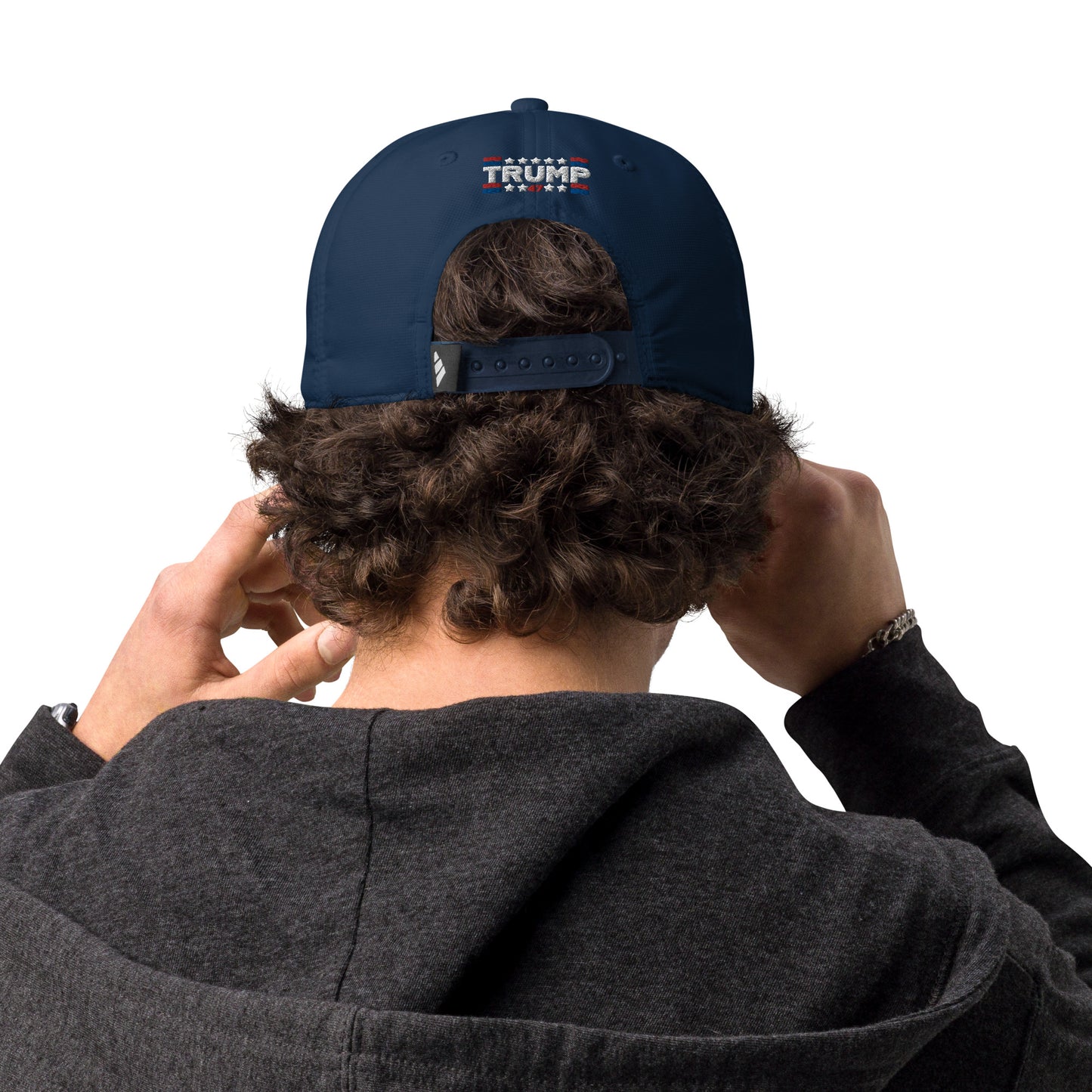 Trump 47 Dark Adidas Performance Cap | Pro Trump Hat for 2024 Election