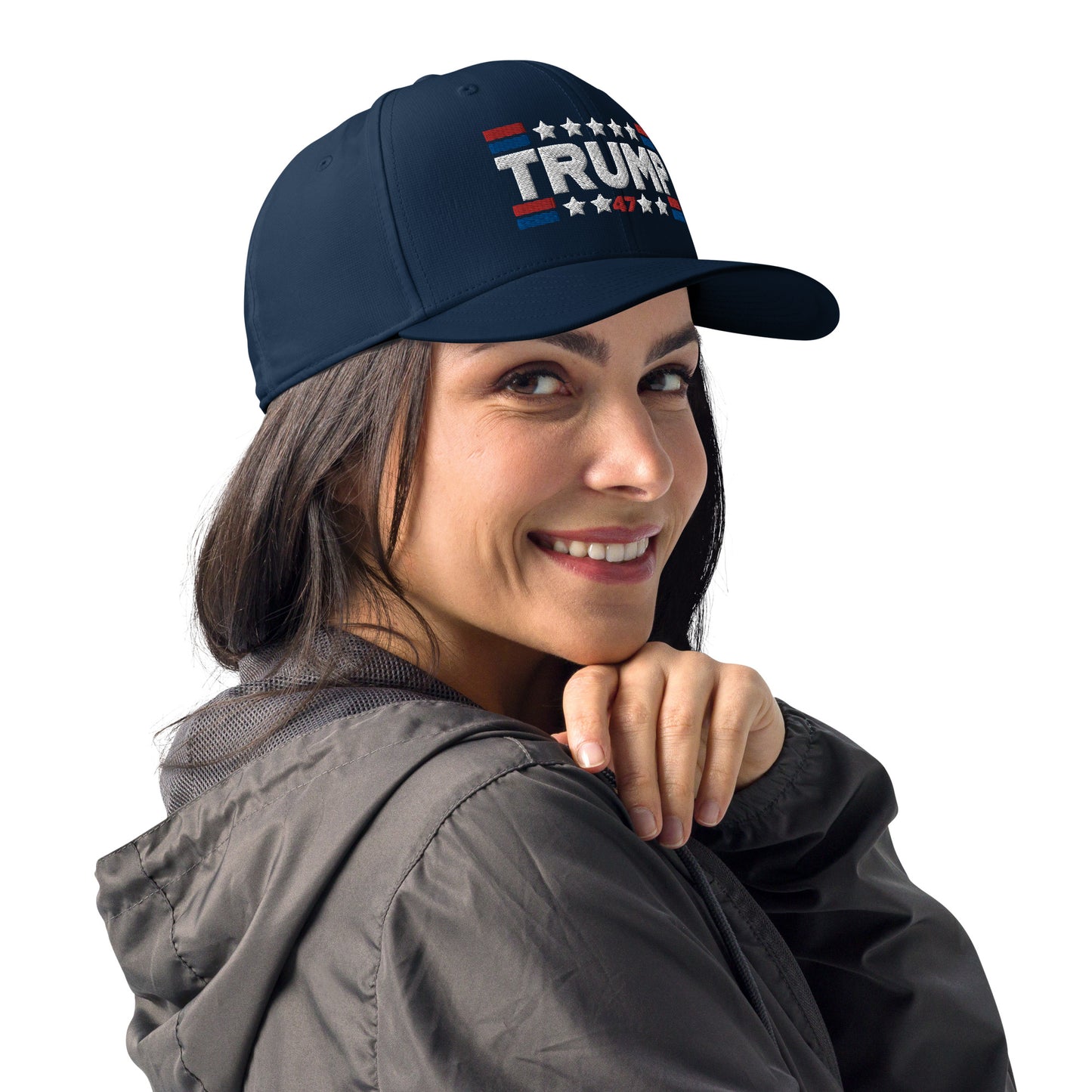 Trump 47 Dark Adidas Performance Cap | Pro Trump Hat for 2024 Election