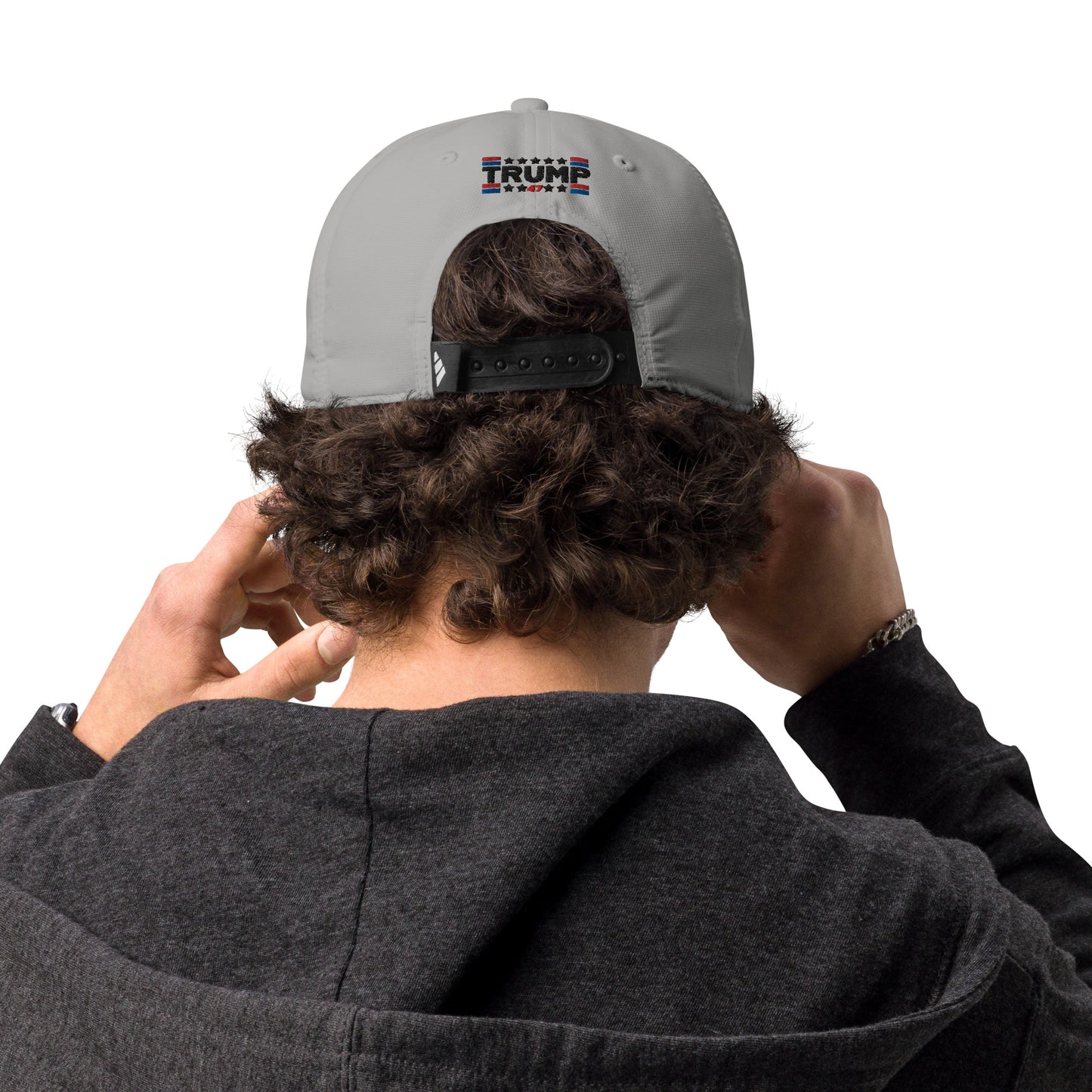 Trump 47 Light Adidas Performance Cap | Pro Trump Hat for 2024 Election