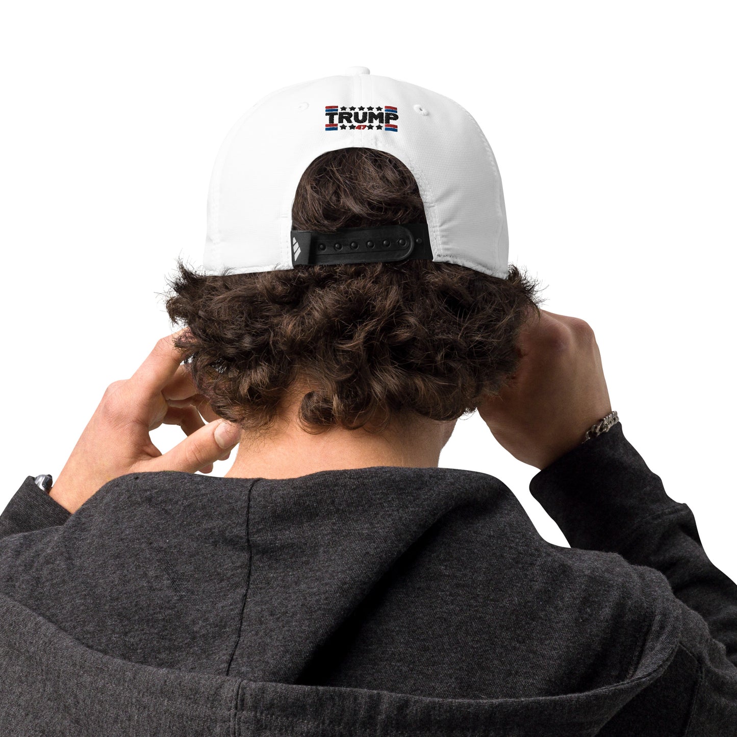 Trump 47 Light Adidas Performance Cap | Pro Trump Hat for 2024 Election