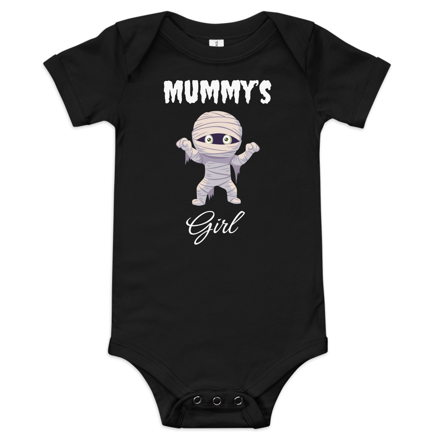 Mummy's Girl Black Halloween Baby Bodysuit