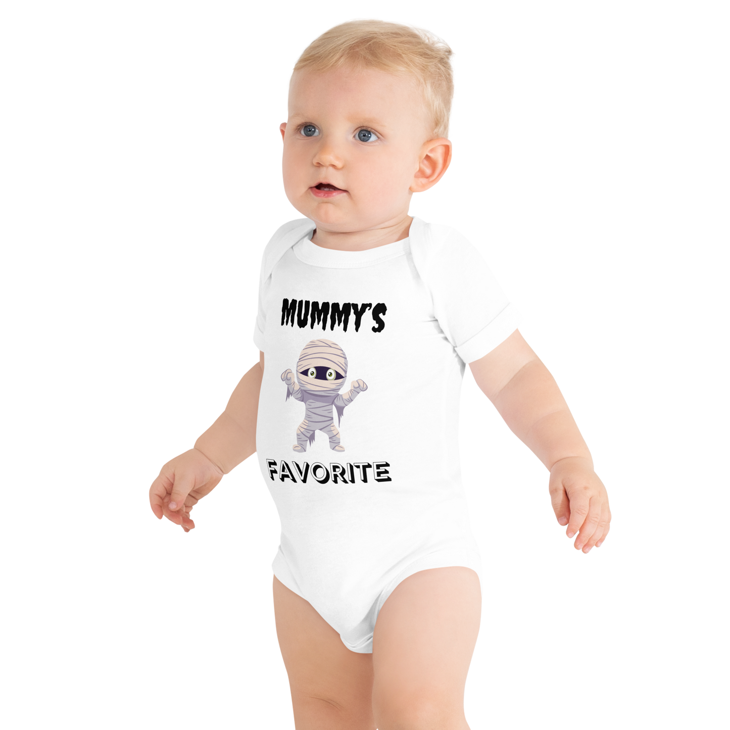 Mummy's Favorite White Halloween Baby Bodysuit