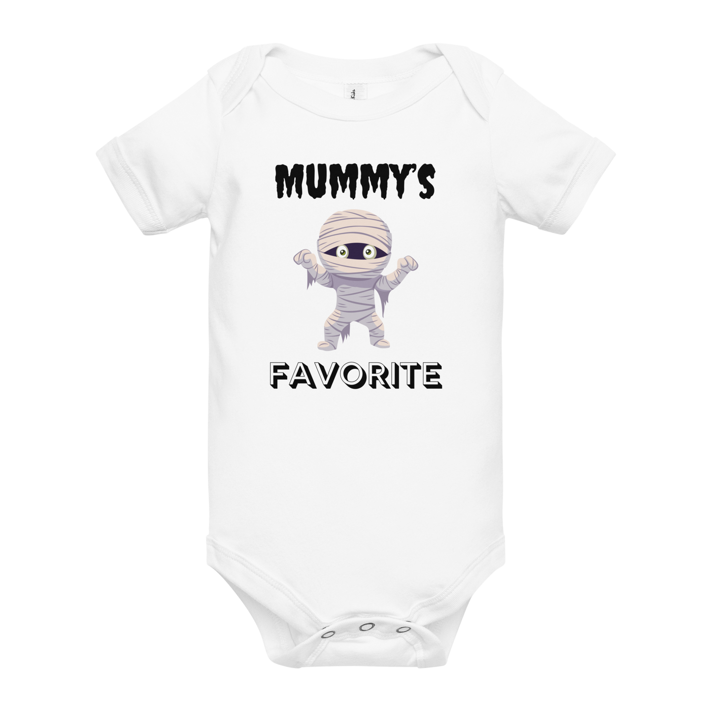 Mummy's Favorite White Halloween Baby Bodysuit