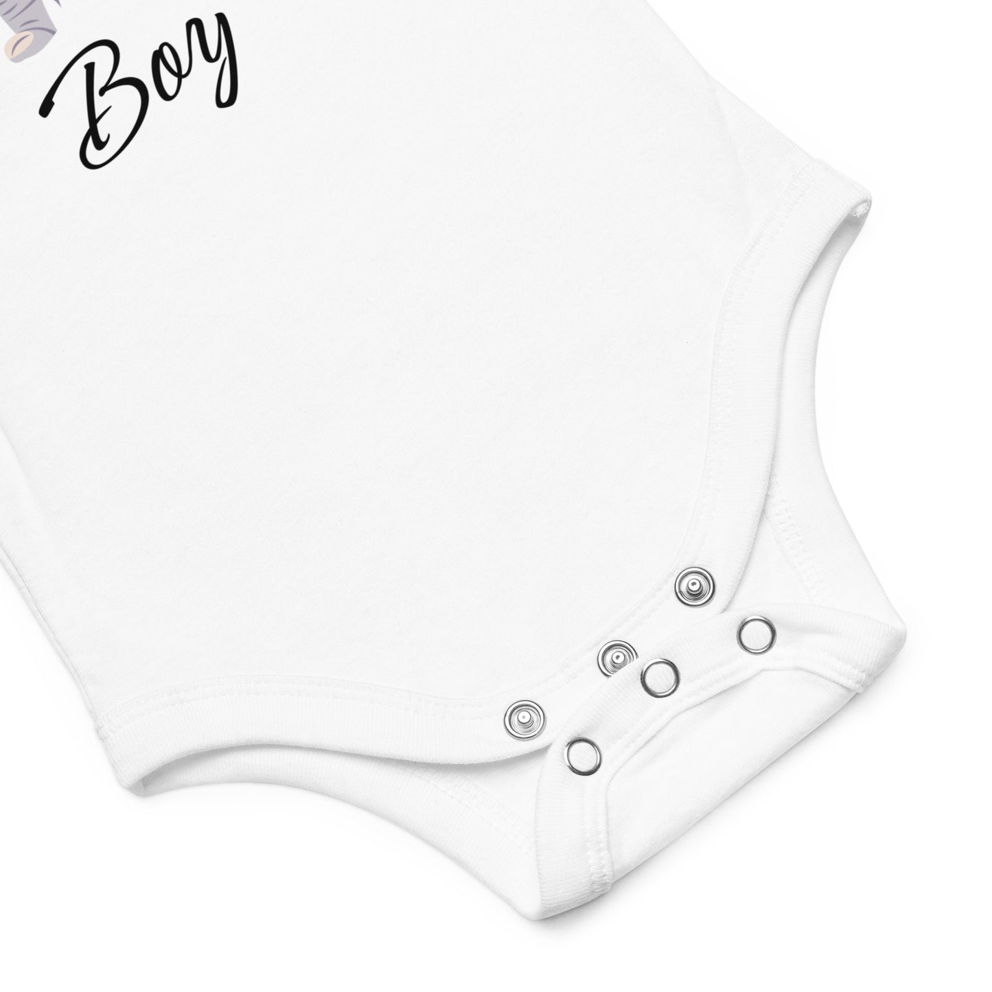 Mummy's Boy White Halloween Baby Bodysuit