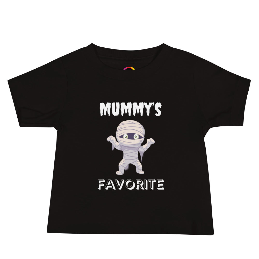 Mummy's Favorite Halloween Black Infant Bella+Canvas Toddler Tee