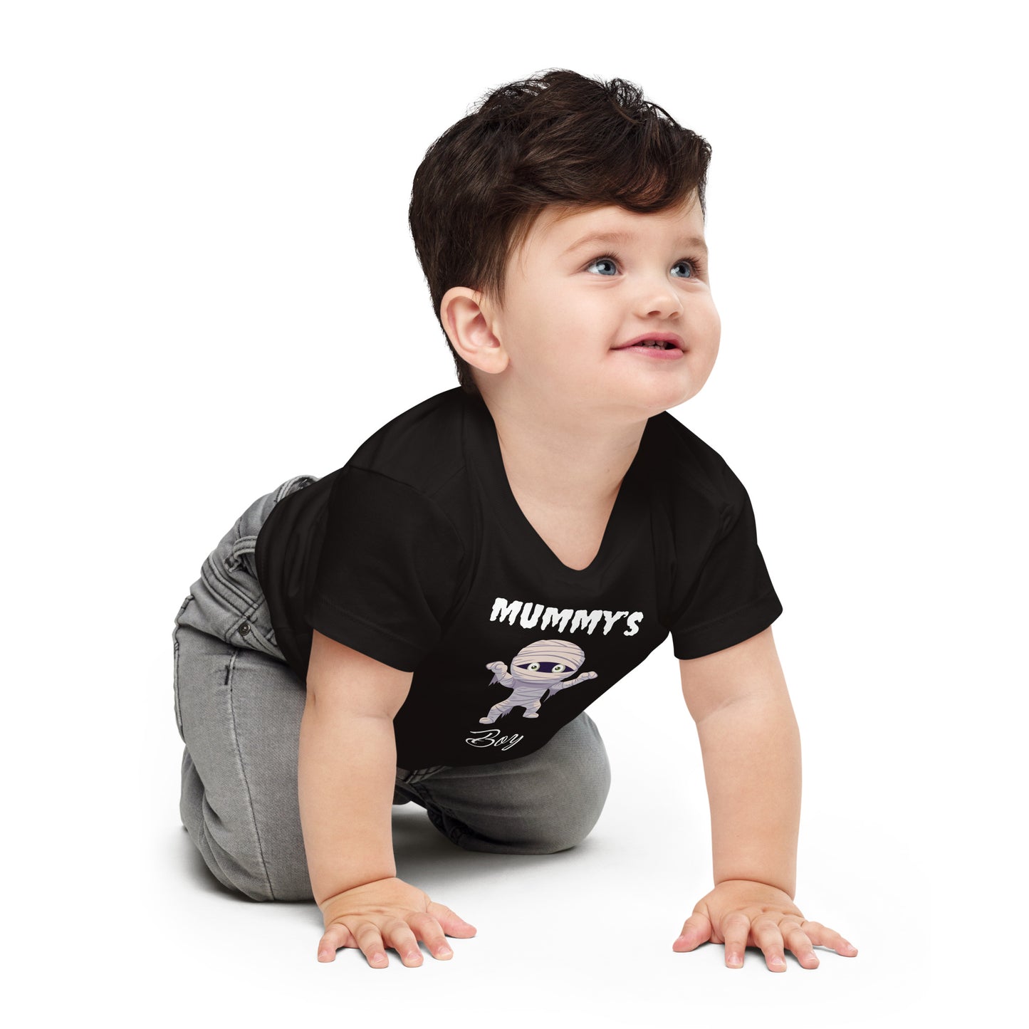 Mummy's Boy Infant Dark Halloween T-Shirt