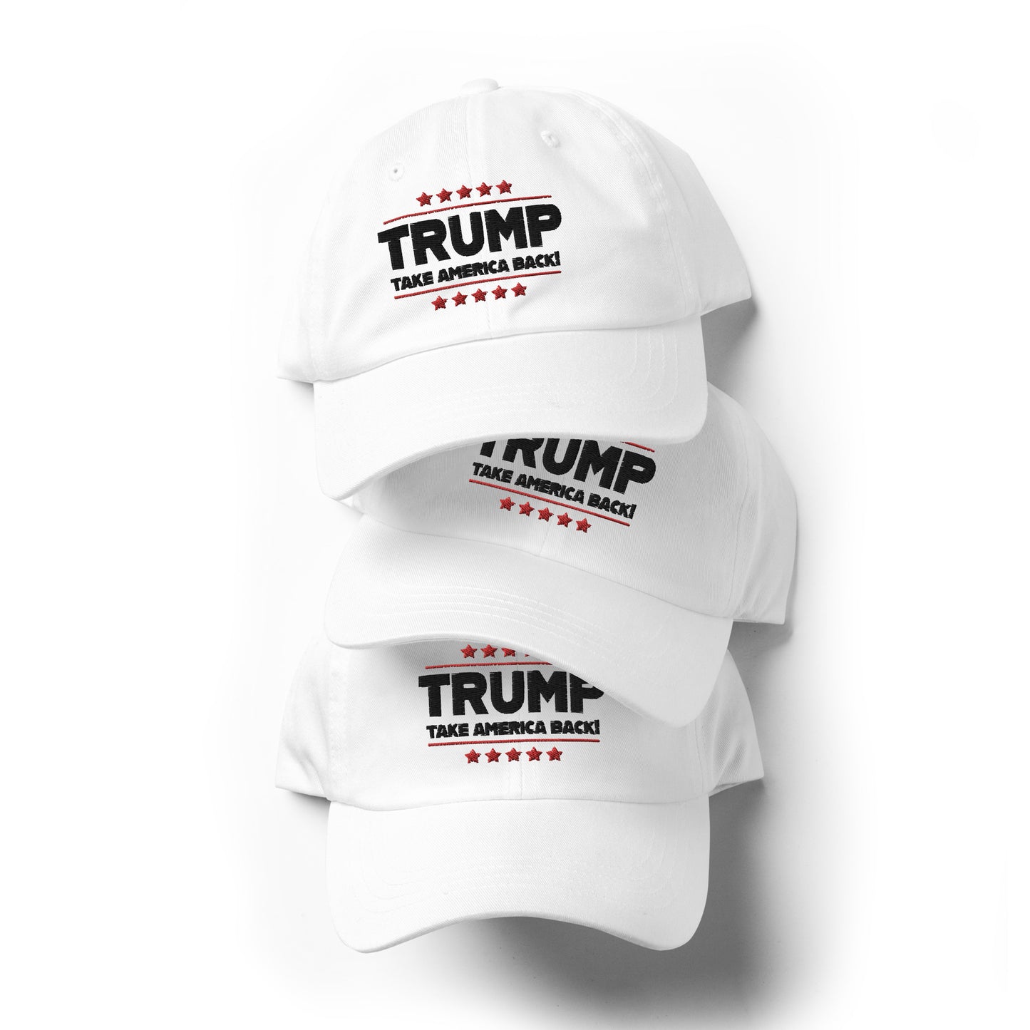 Trump Take America Back – Trump 2024 White Classic Dad Hat