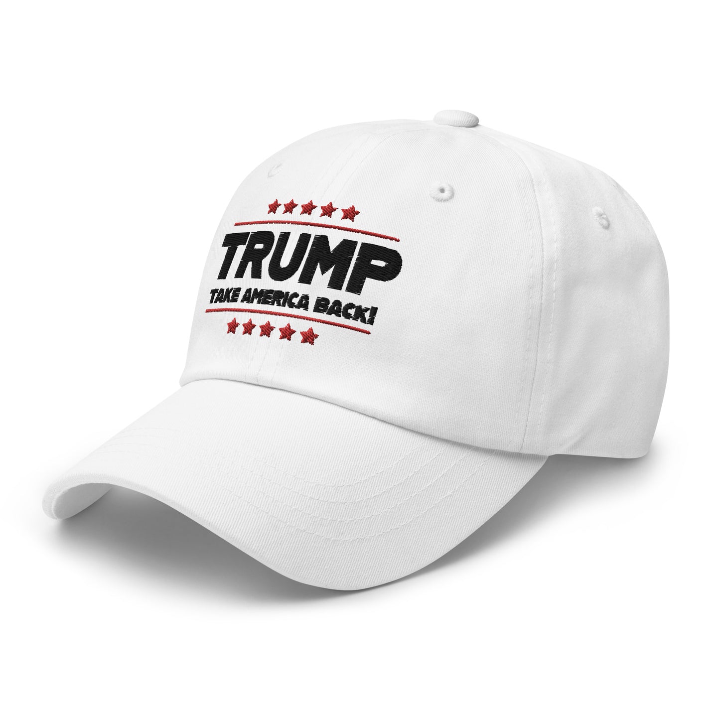 Trump Take America Back – Trump 2024 White Classic Dad Hat