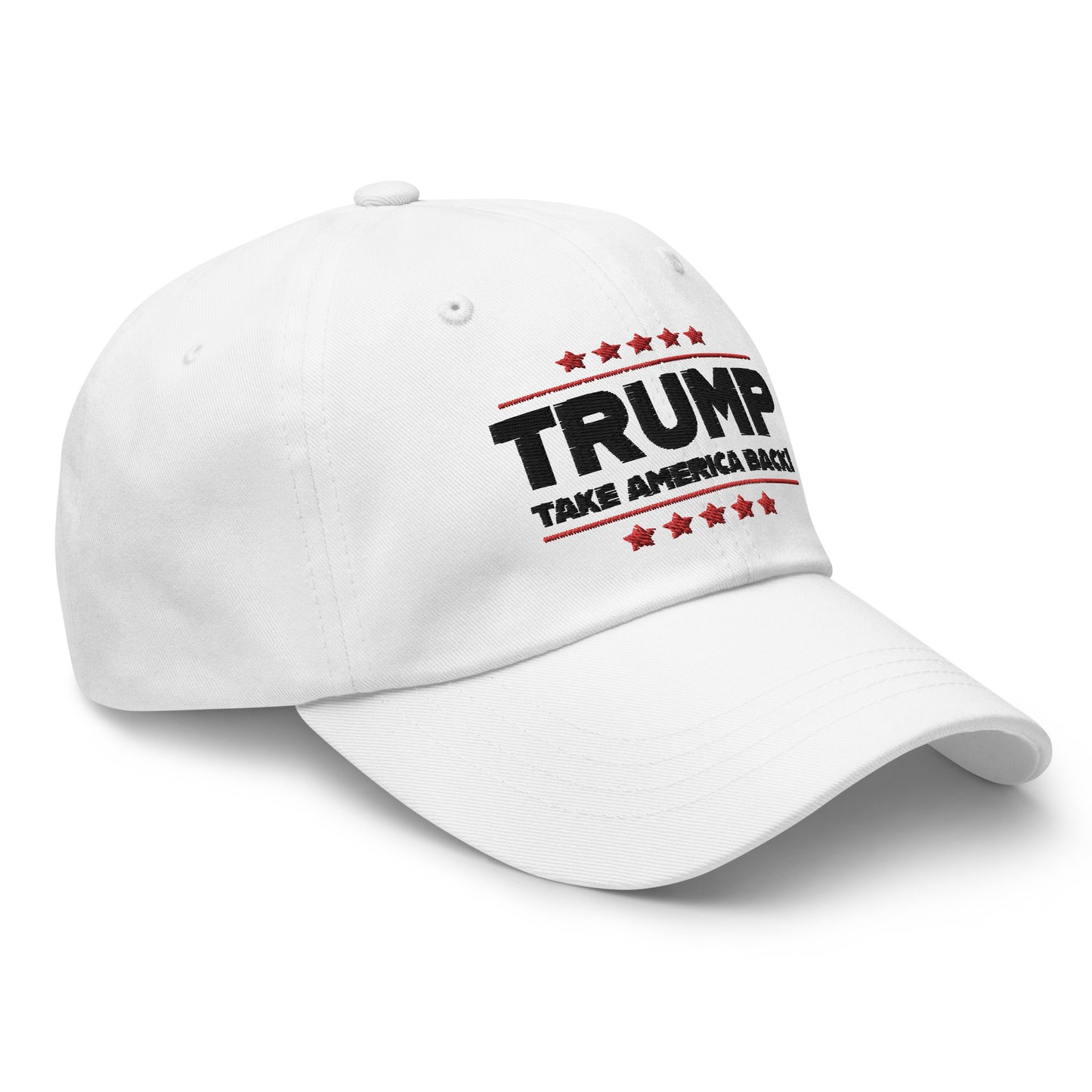 Trump Take America Back – Trump 2024 White Classic Dad Hat
