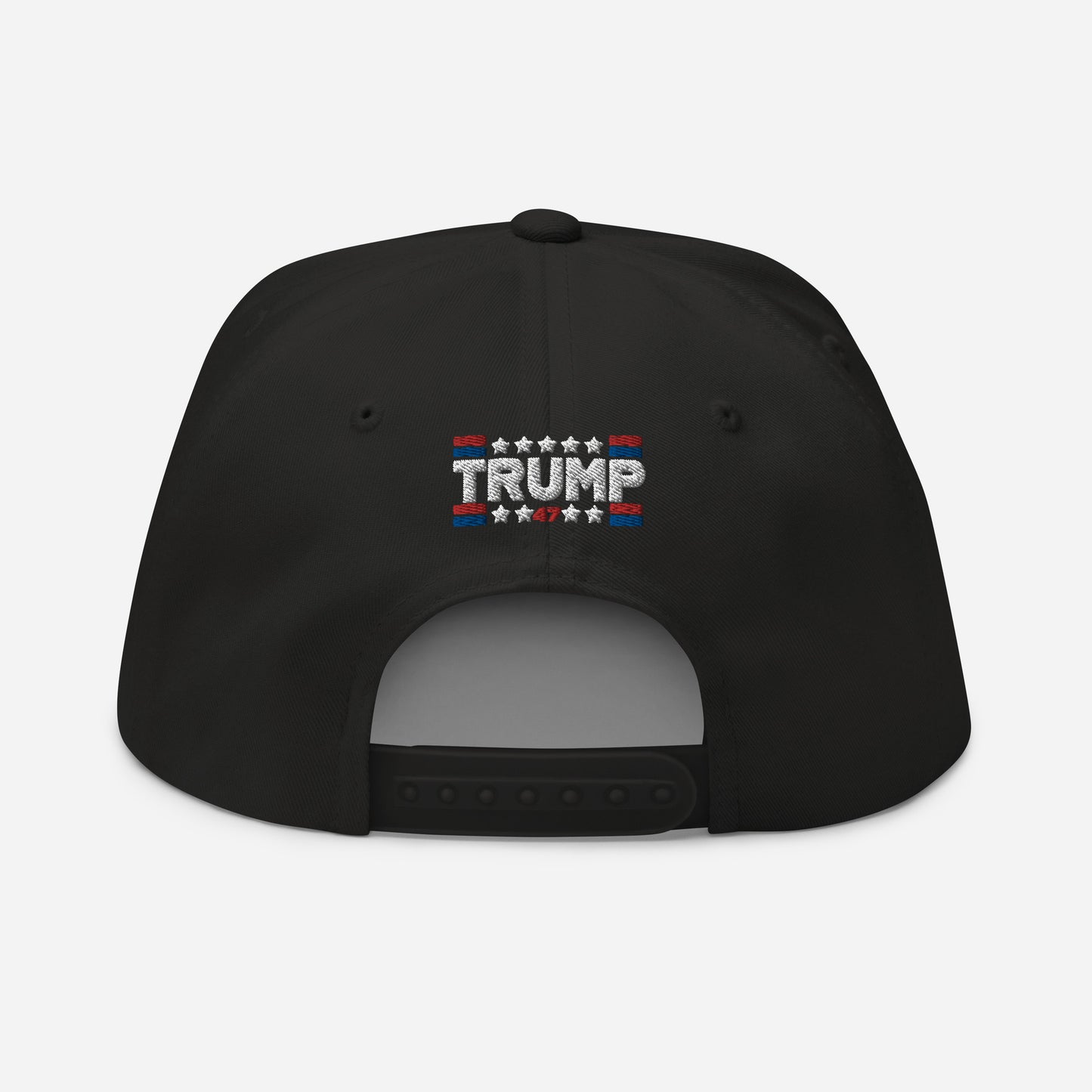 Trump 47 Dark Yupoong Flat Bill Hat | Pro Trump 2024 Election Cap