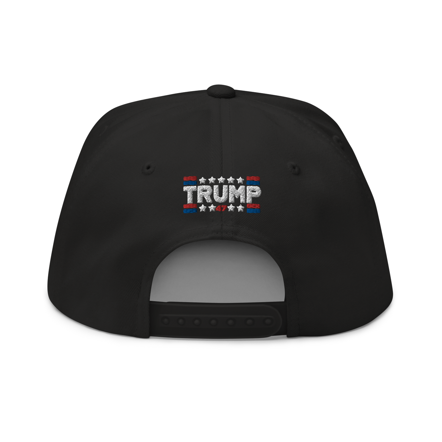 Trump 47 Dark Yupoong Flat Bill Hat | Pro Trump 2024 Election Cap