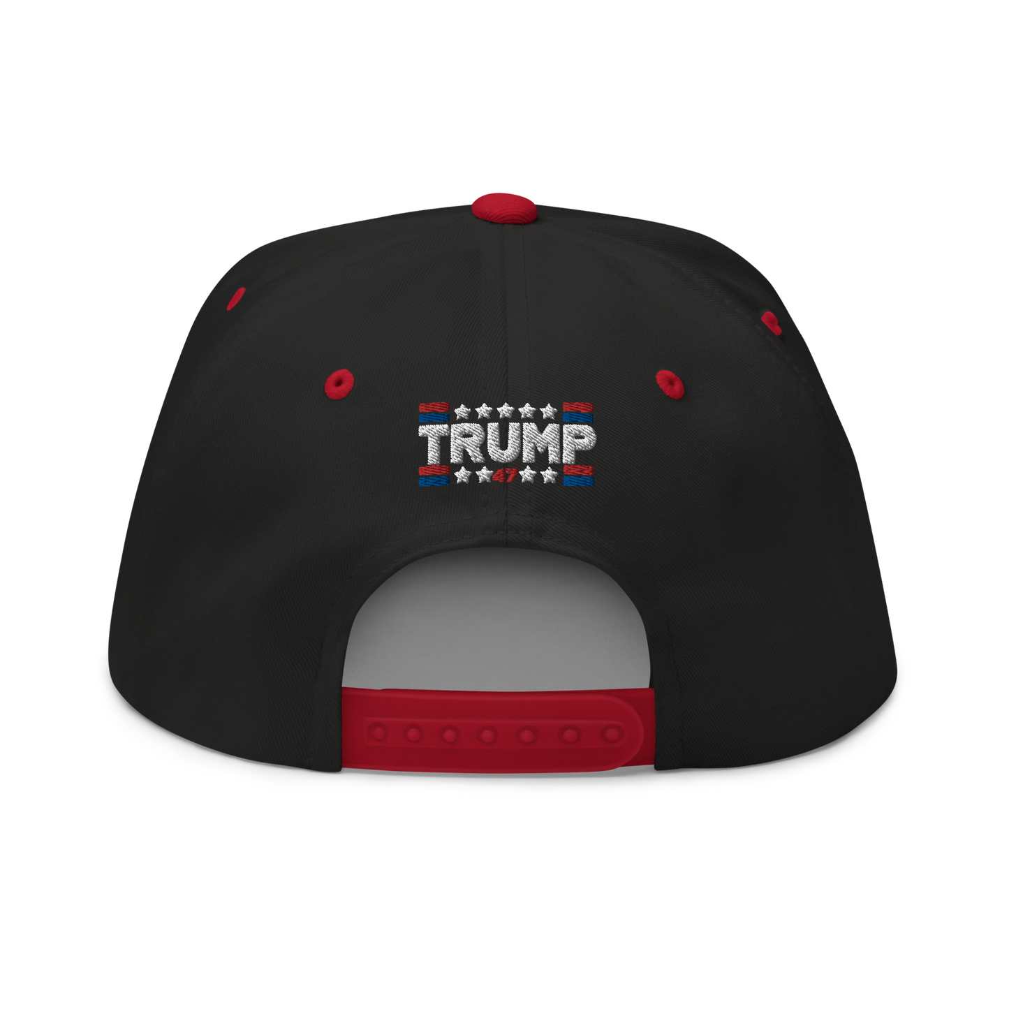 Trump 47 Dark Yupoong Flat Bill Hat | Pro Trump 2024 Election Cap