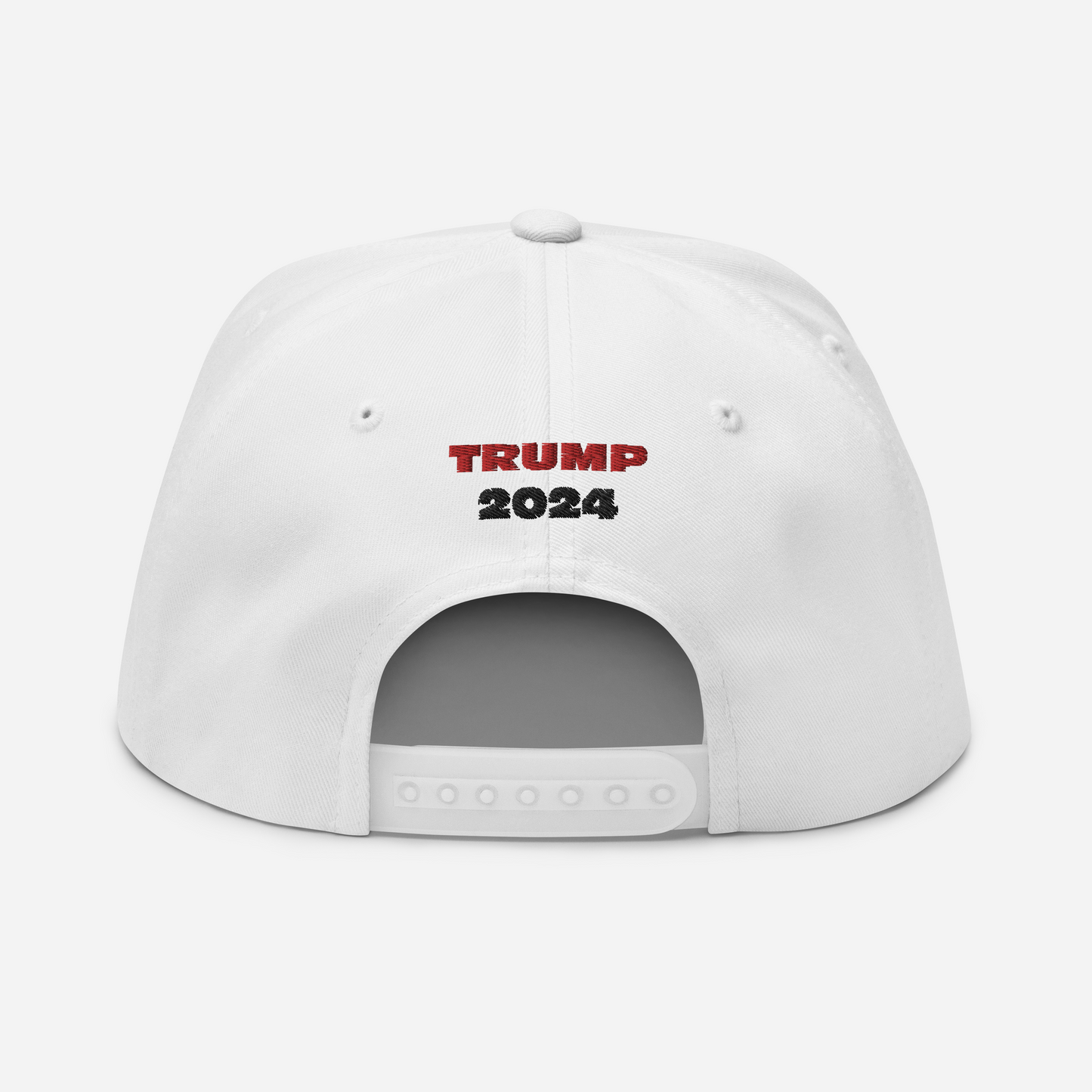 Trump Take America Back – Trump 2024 White Flat Bill Hat