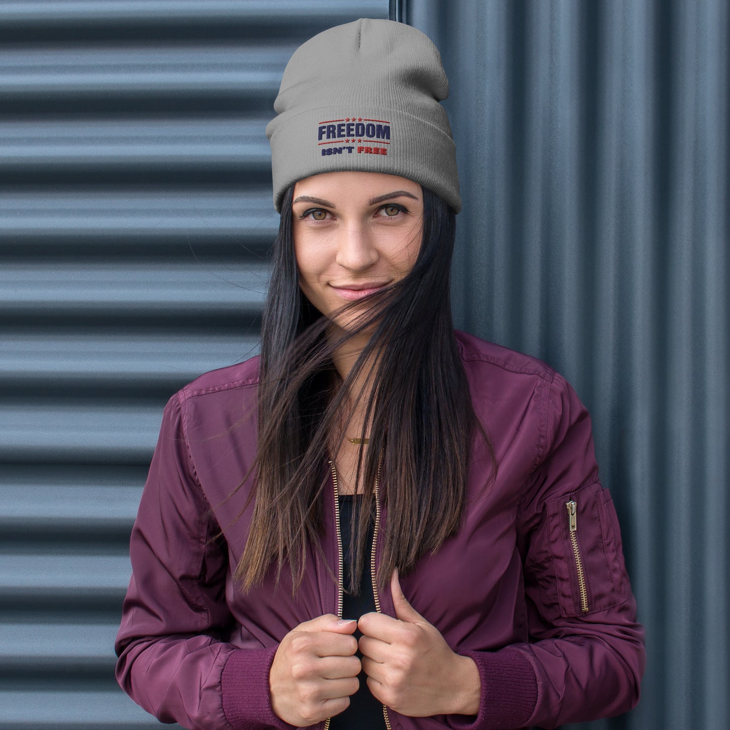 Freedom Isn't Free Knit Beanie